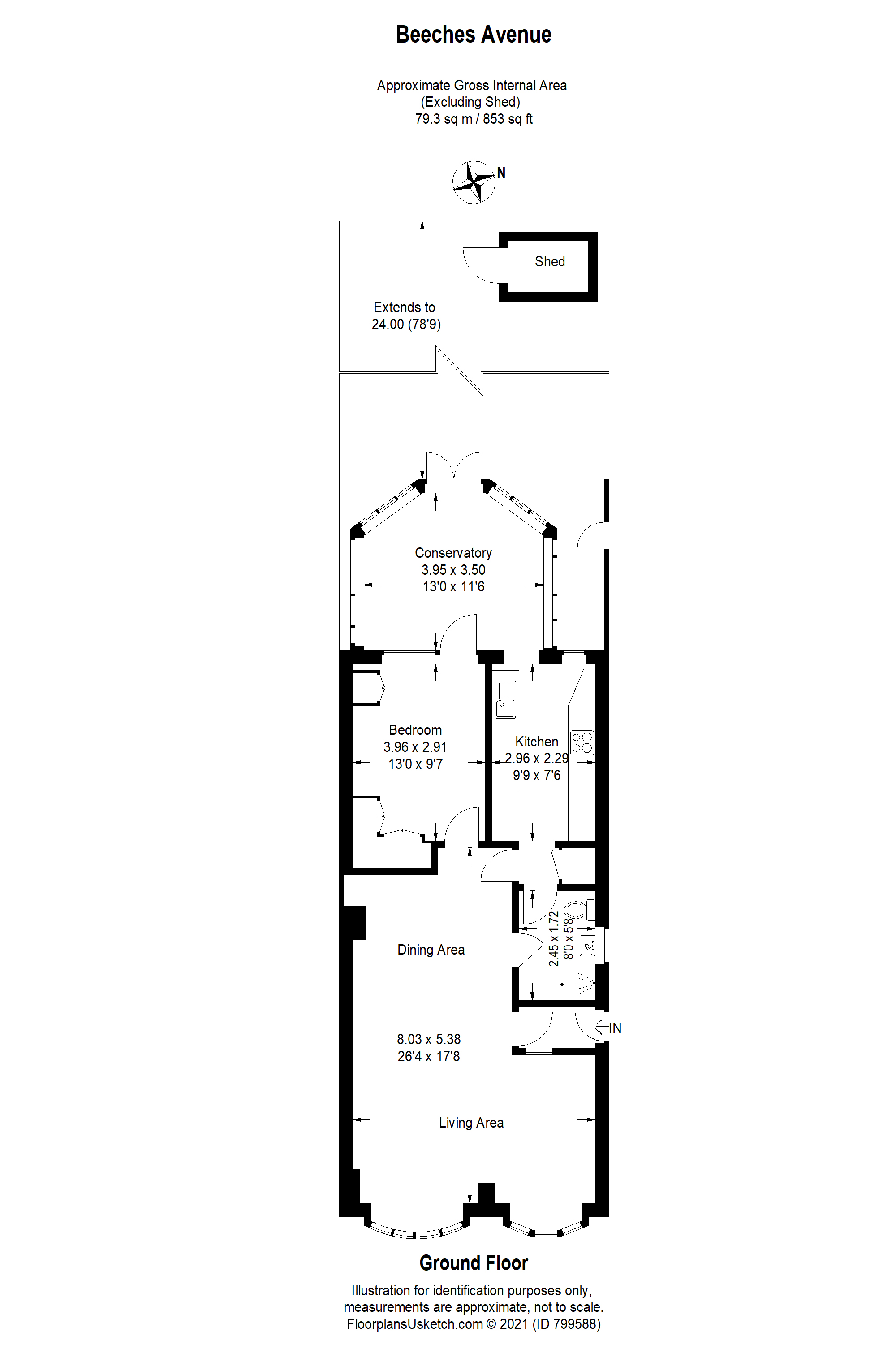 Beeches Avenue, Carshalton SM5, 1 bedroom bungalow for sale 59850927