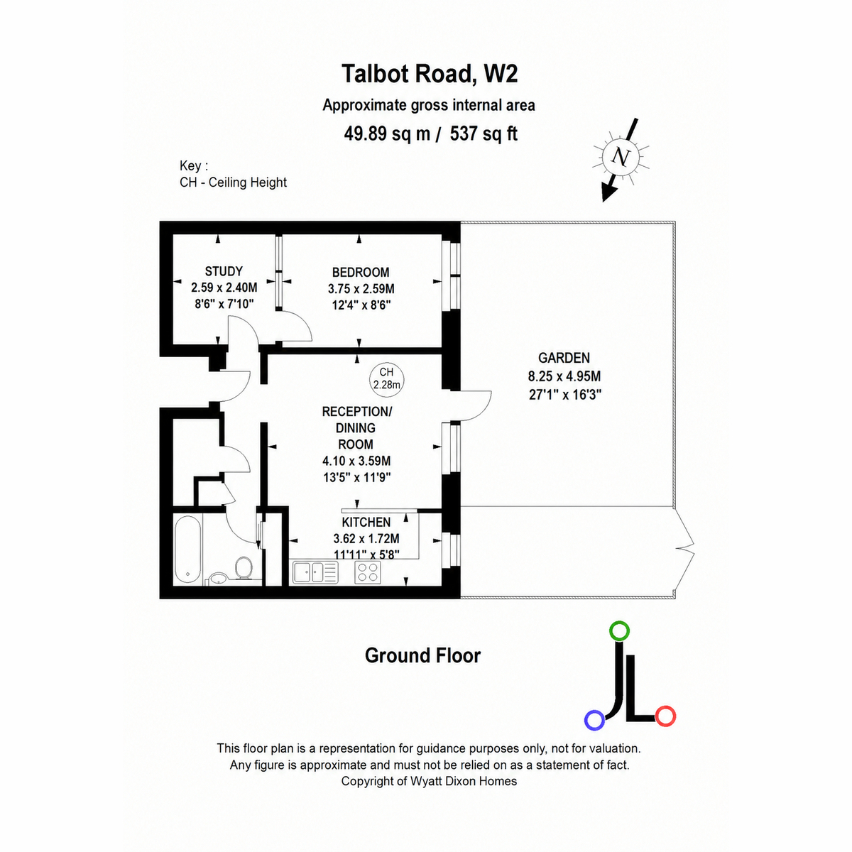 Talbot Road, London floorplan