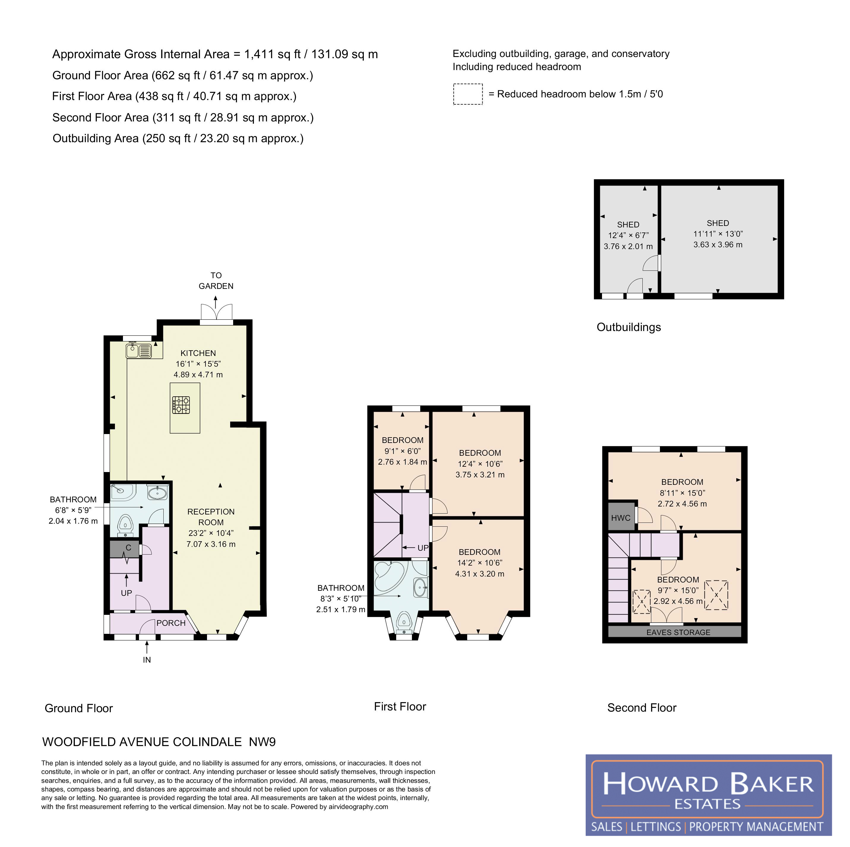 20, Woodfield Avenue, Colindale floorplan