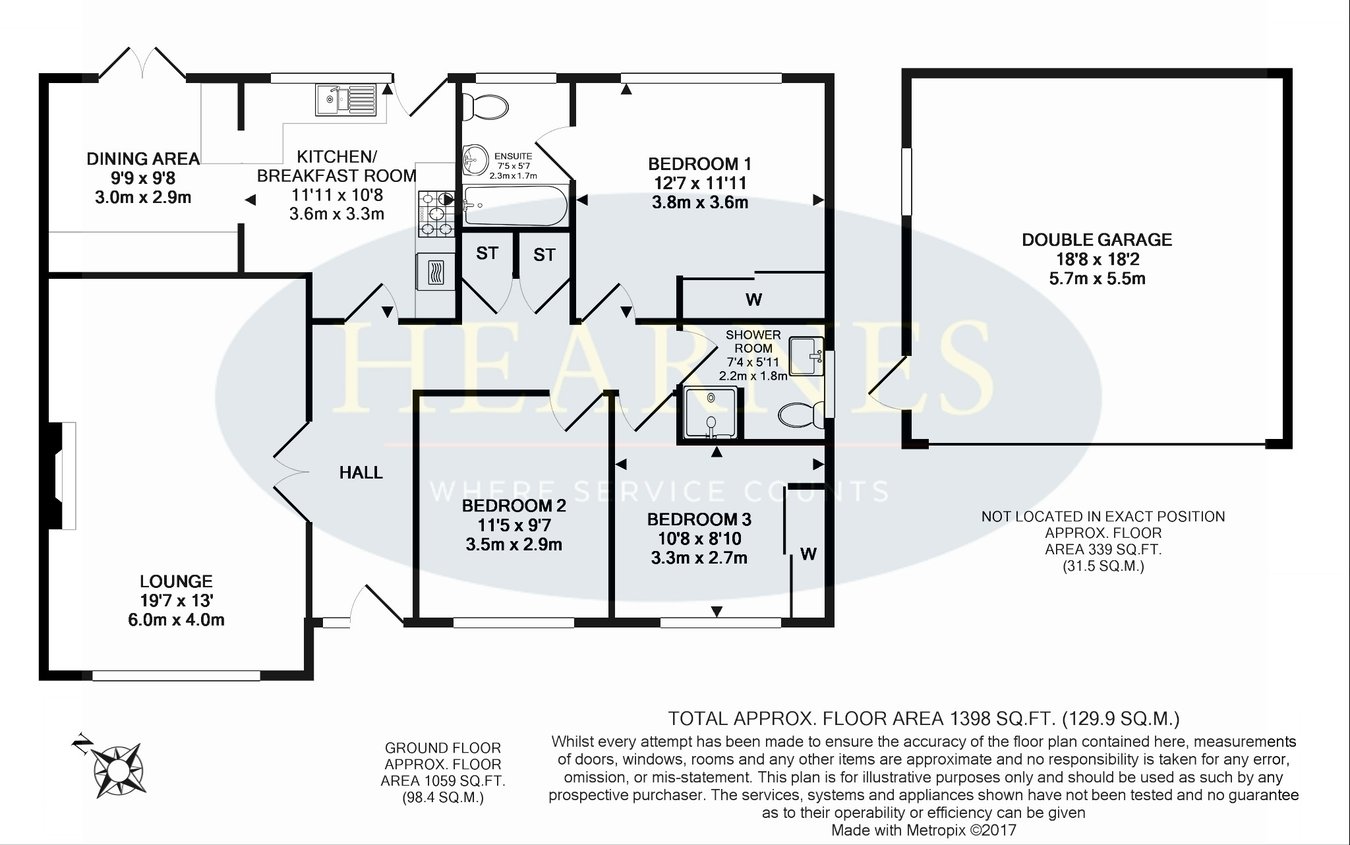 36, Ryan Close, Ferndown floorplan