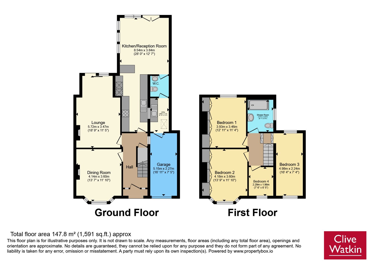 3, Gordon Avenue, Wirral floorplan