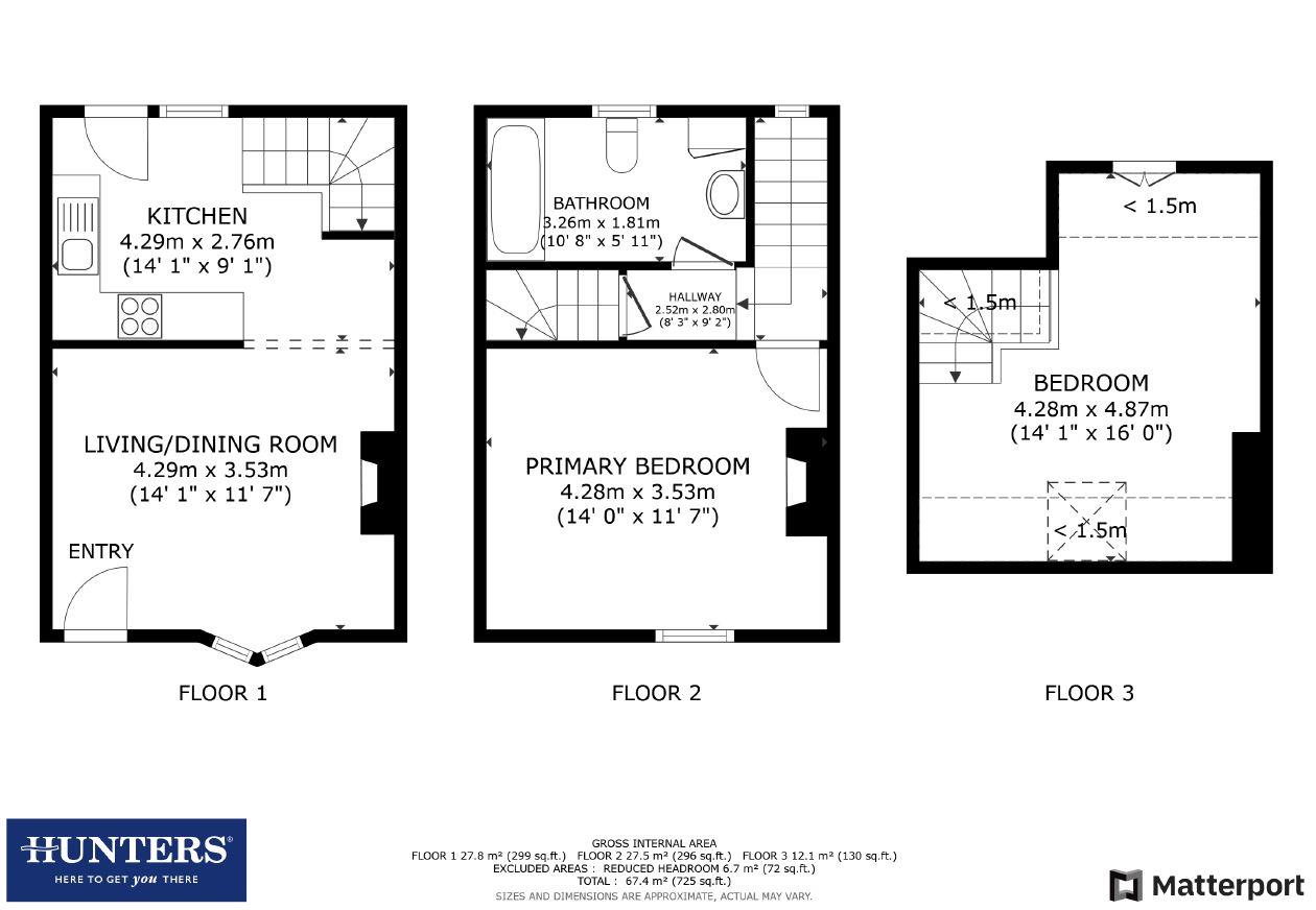 15, Piper Lane, Otley floorplan