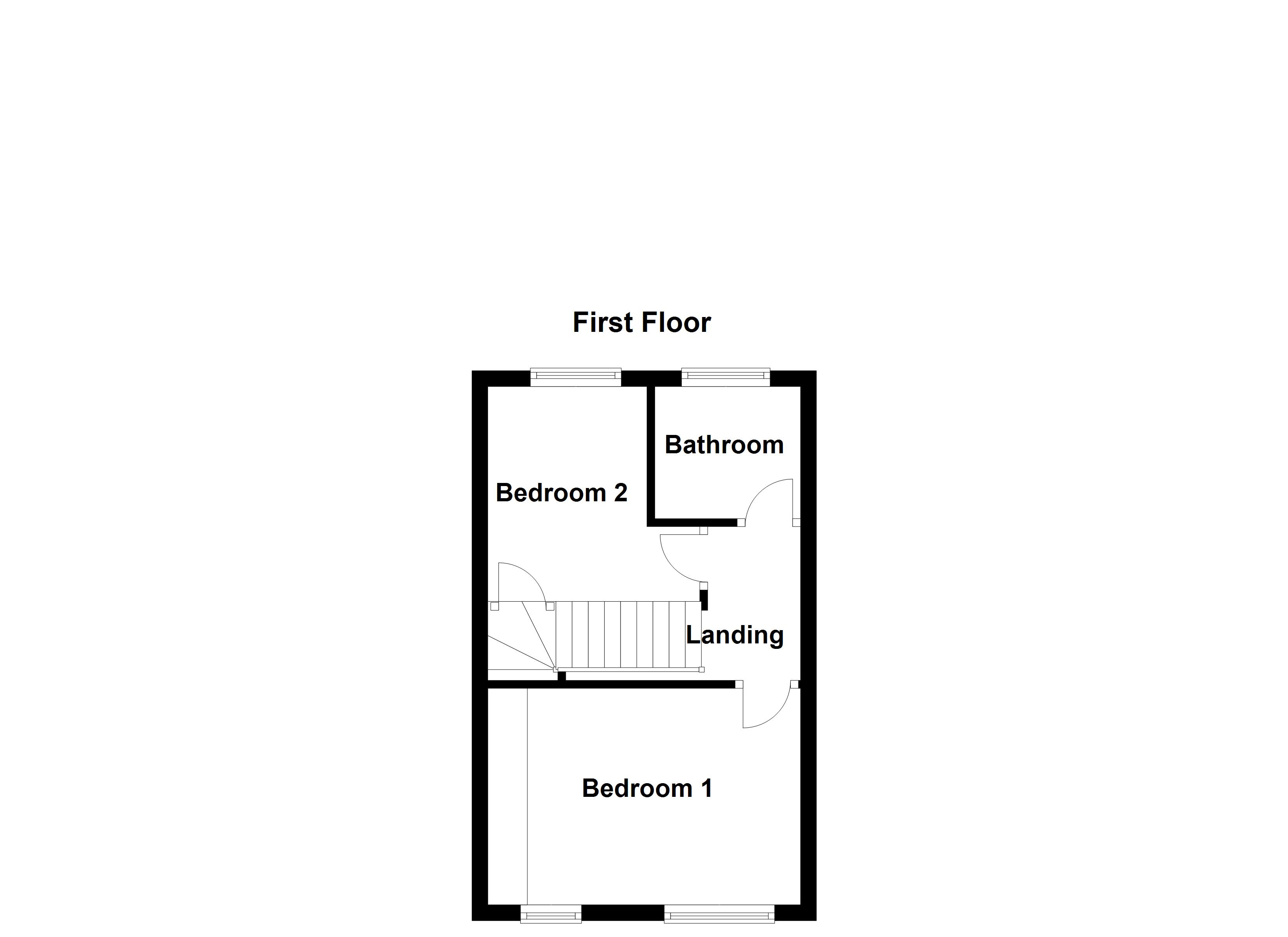 Rochester Court, Horbury, Wakefield WF4, 2 bedroom terraced house for