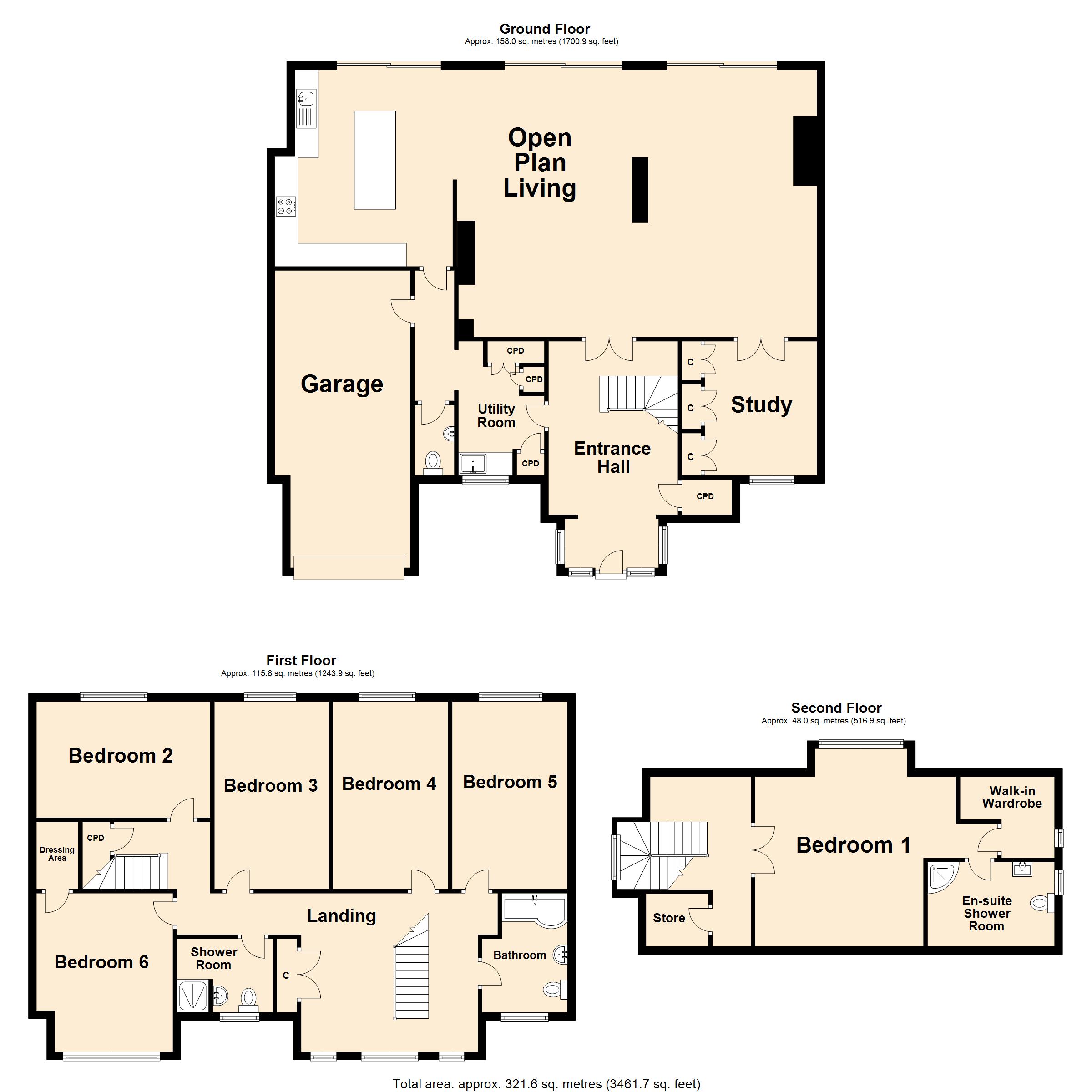 17, Cherry Garden Lane, Kent floorplan