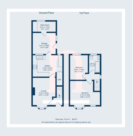 2, Townsend Street, Wirral floorplan