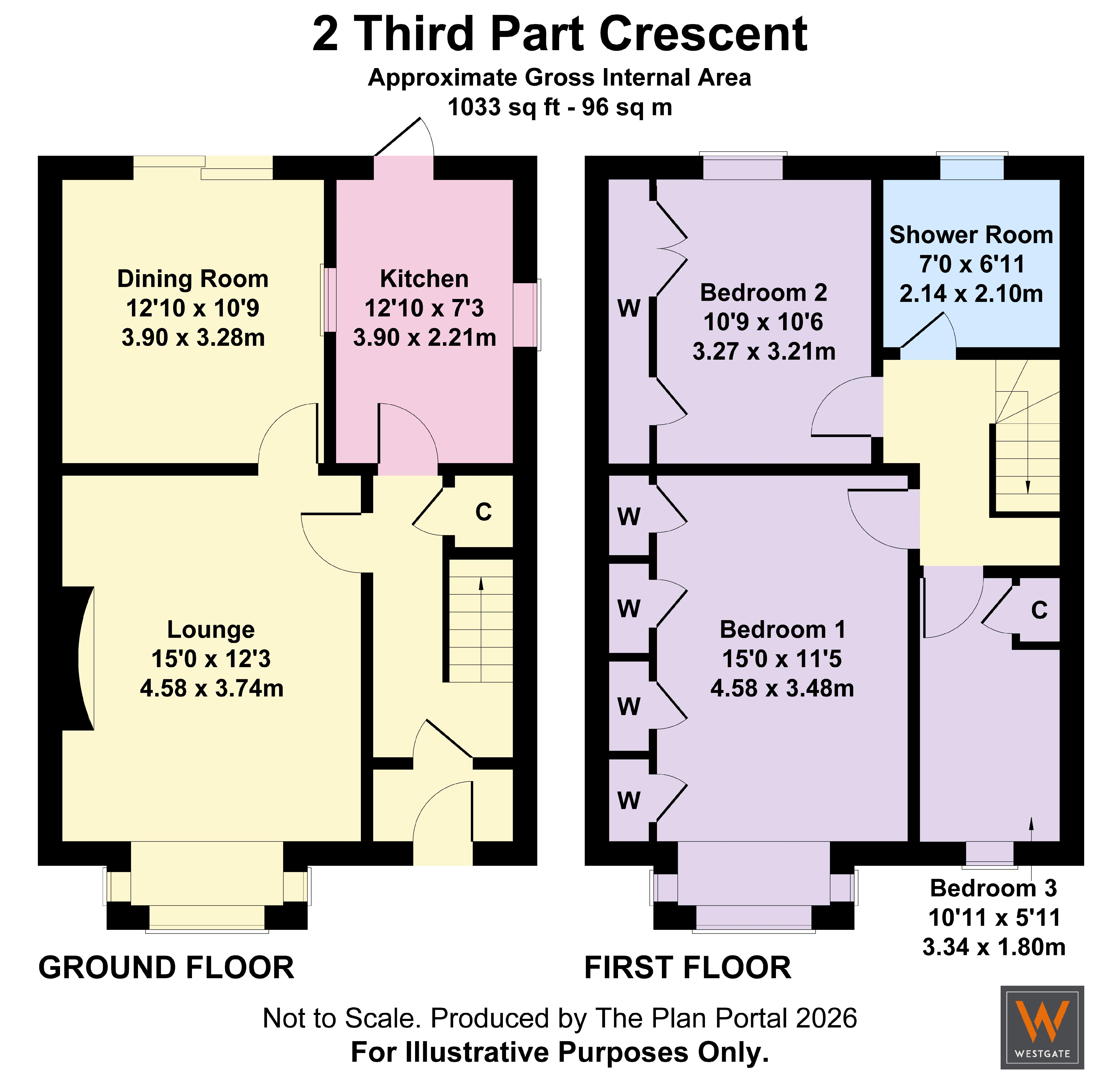 Third Part Crescent, Glasgow floorplan