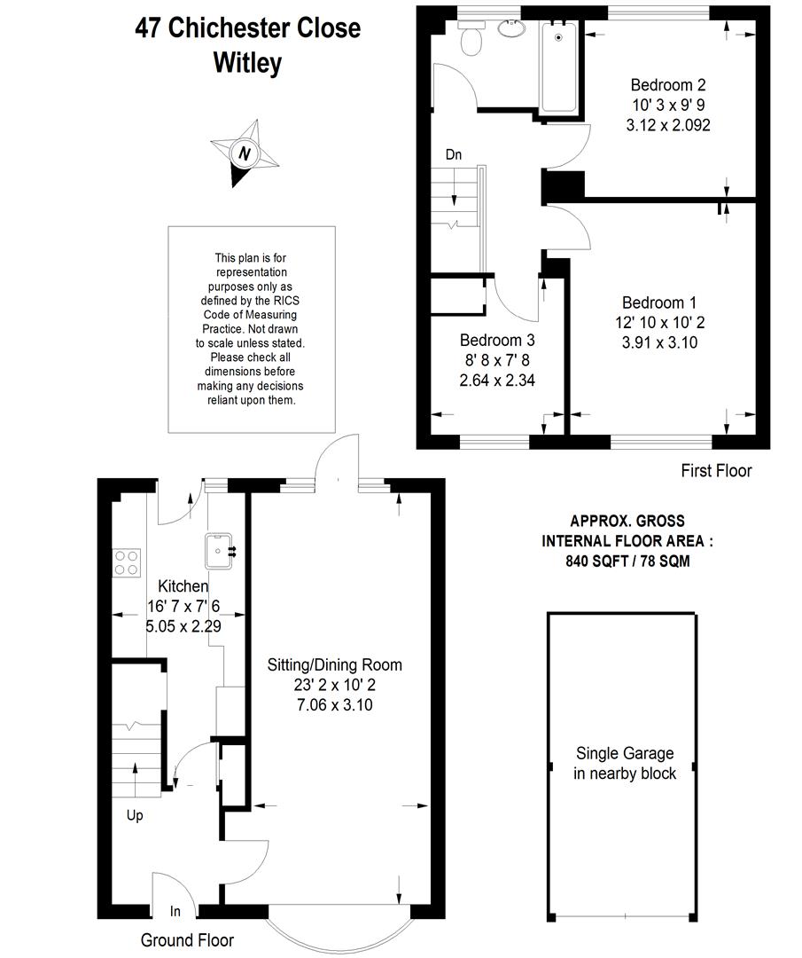 47, Chichester Close, Witley floorplan