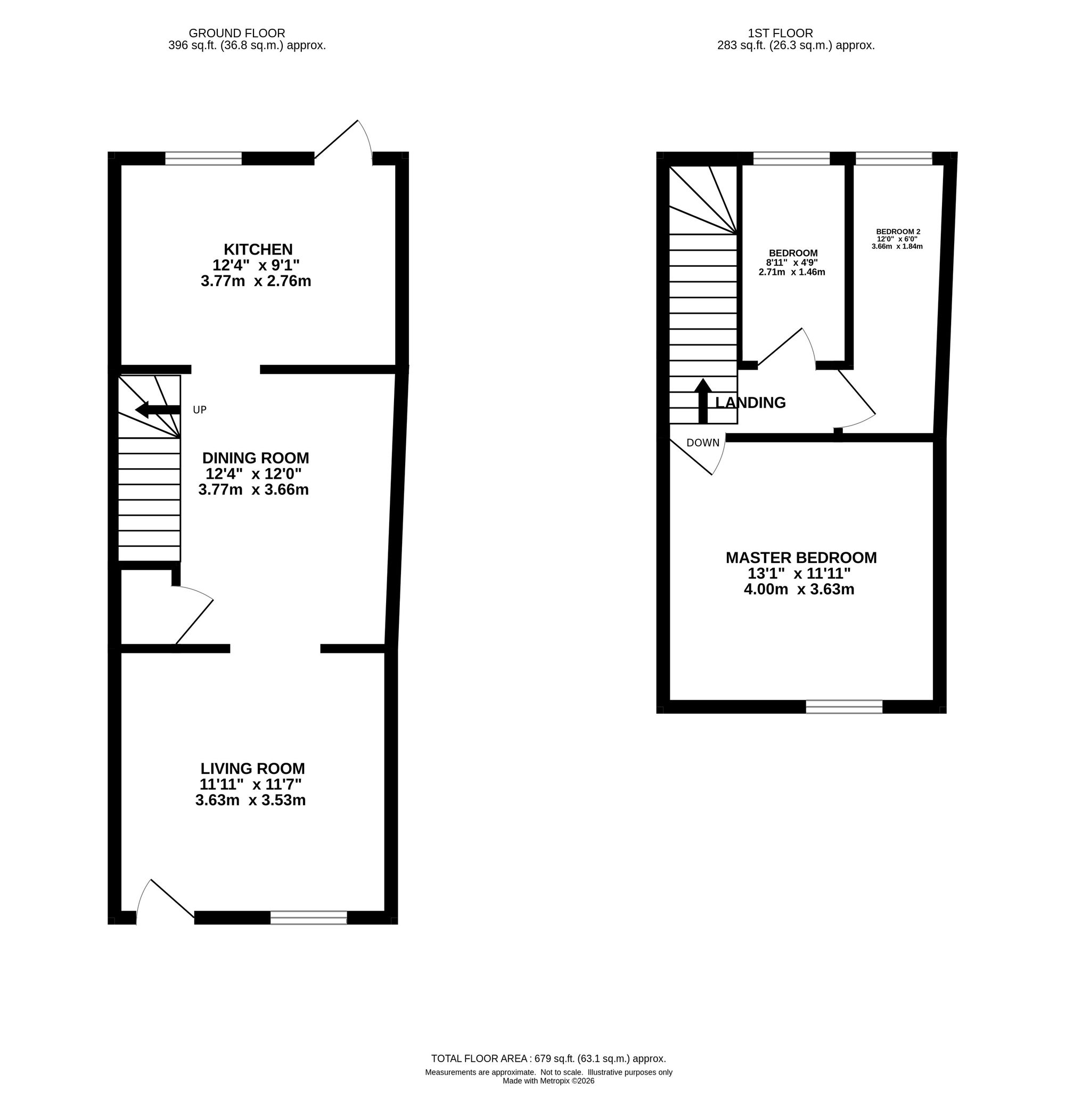 42 Water Street, Macclesfield floorplan