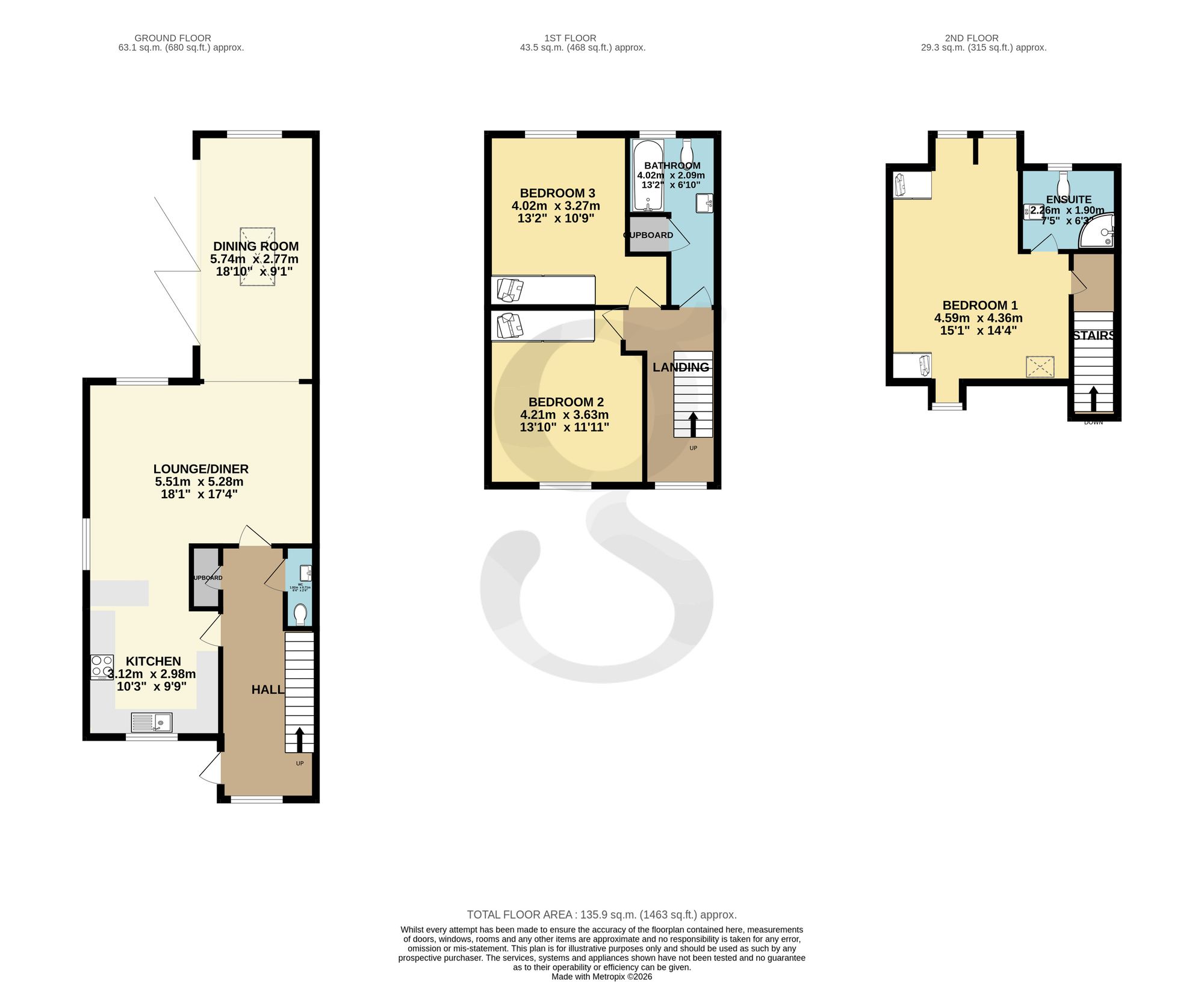 Fairview, Jersey floorplan