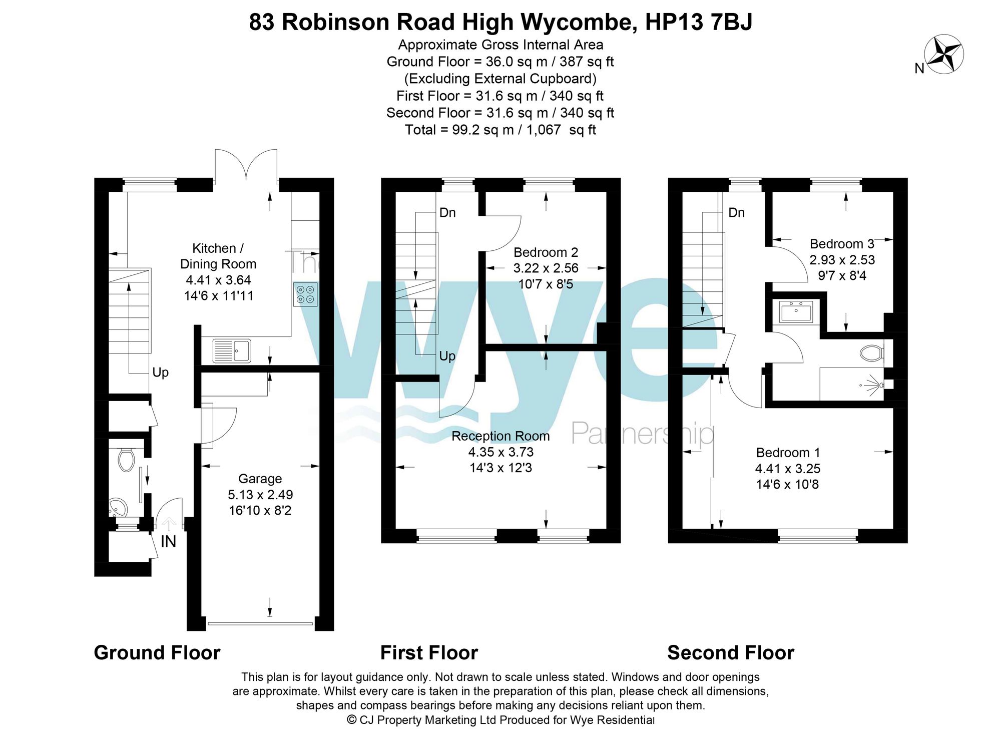 83 Robinson Road, High Wycombe floorplan