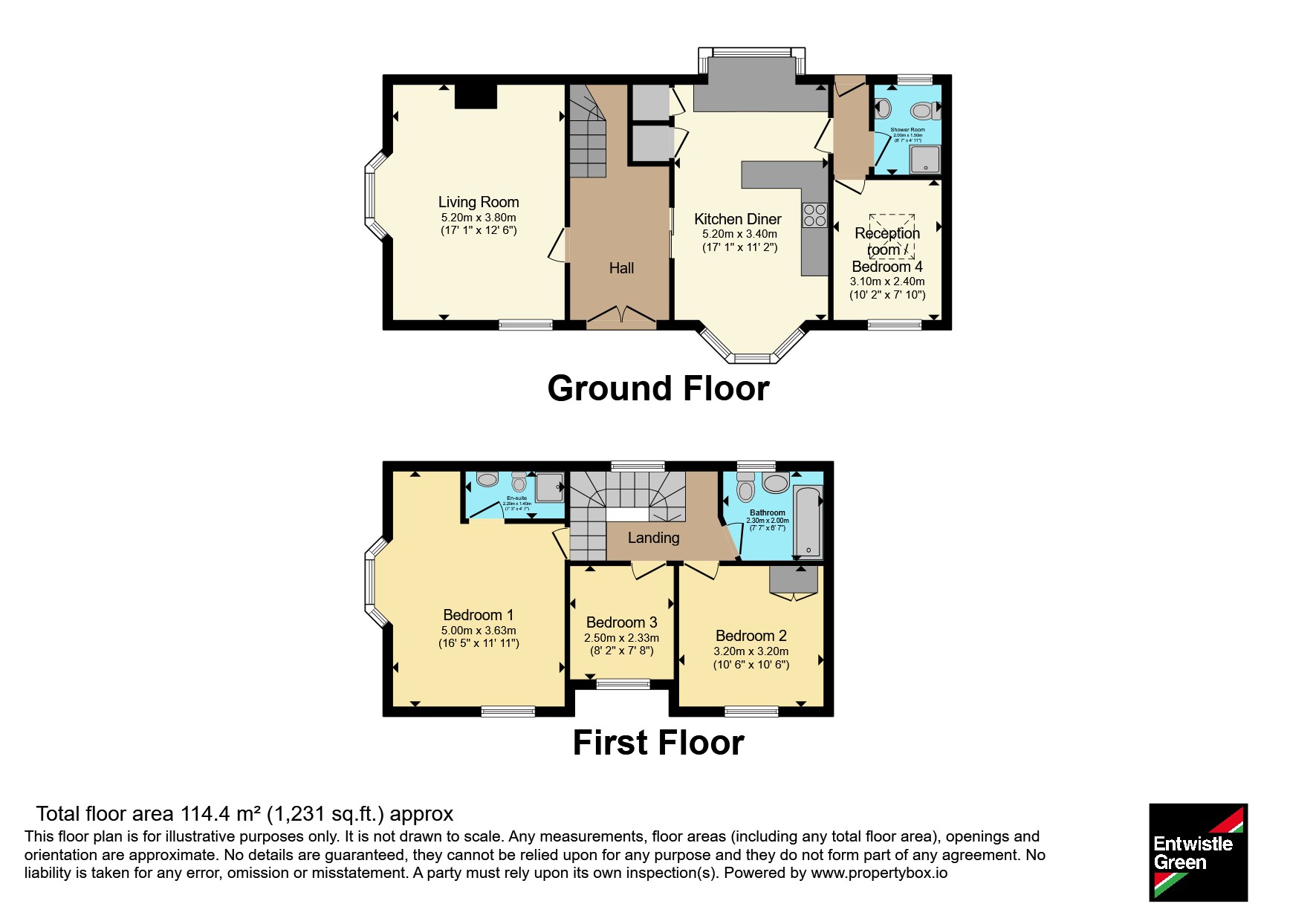 1, Wesley Drive, Morecambe floorplan