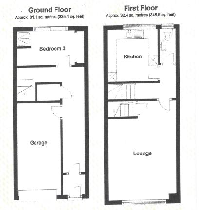 3 Bedrooms Terraced house for sale in Dane Close, Seaford BN25