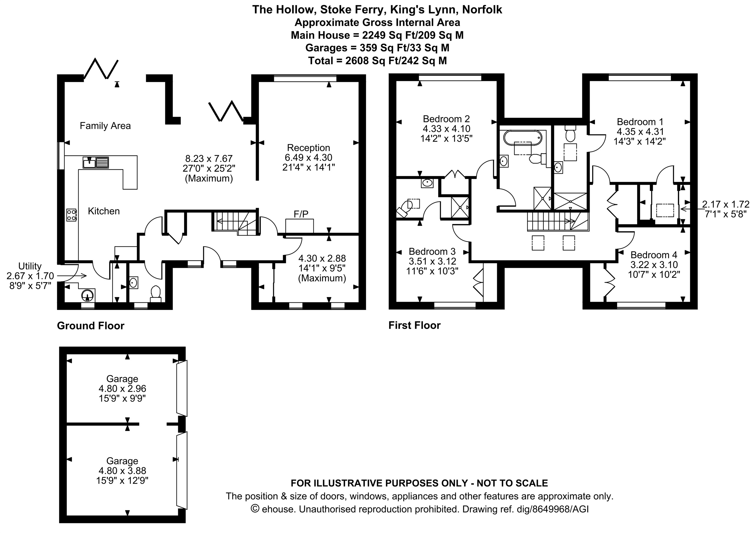 1, The Hollow, King's Lynn floorplan