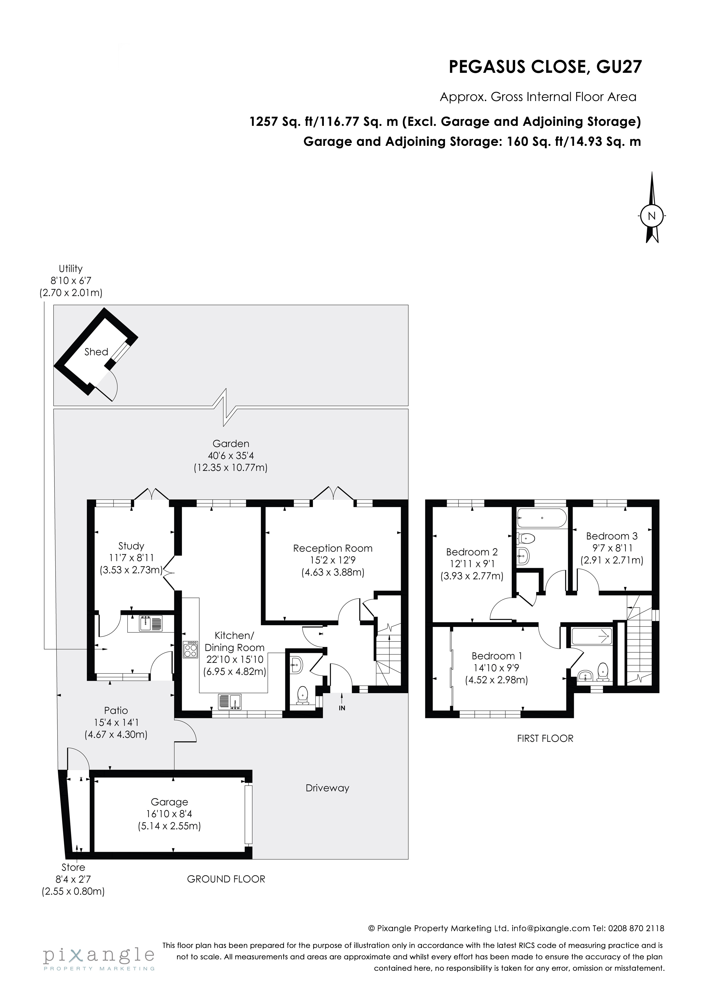 10, Pegasus Close, West Sussex floorplan
