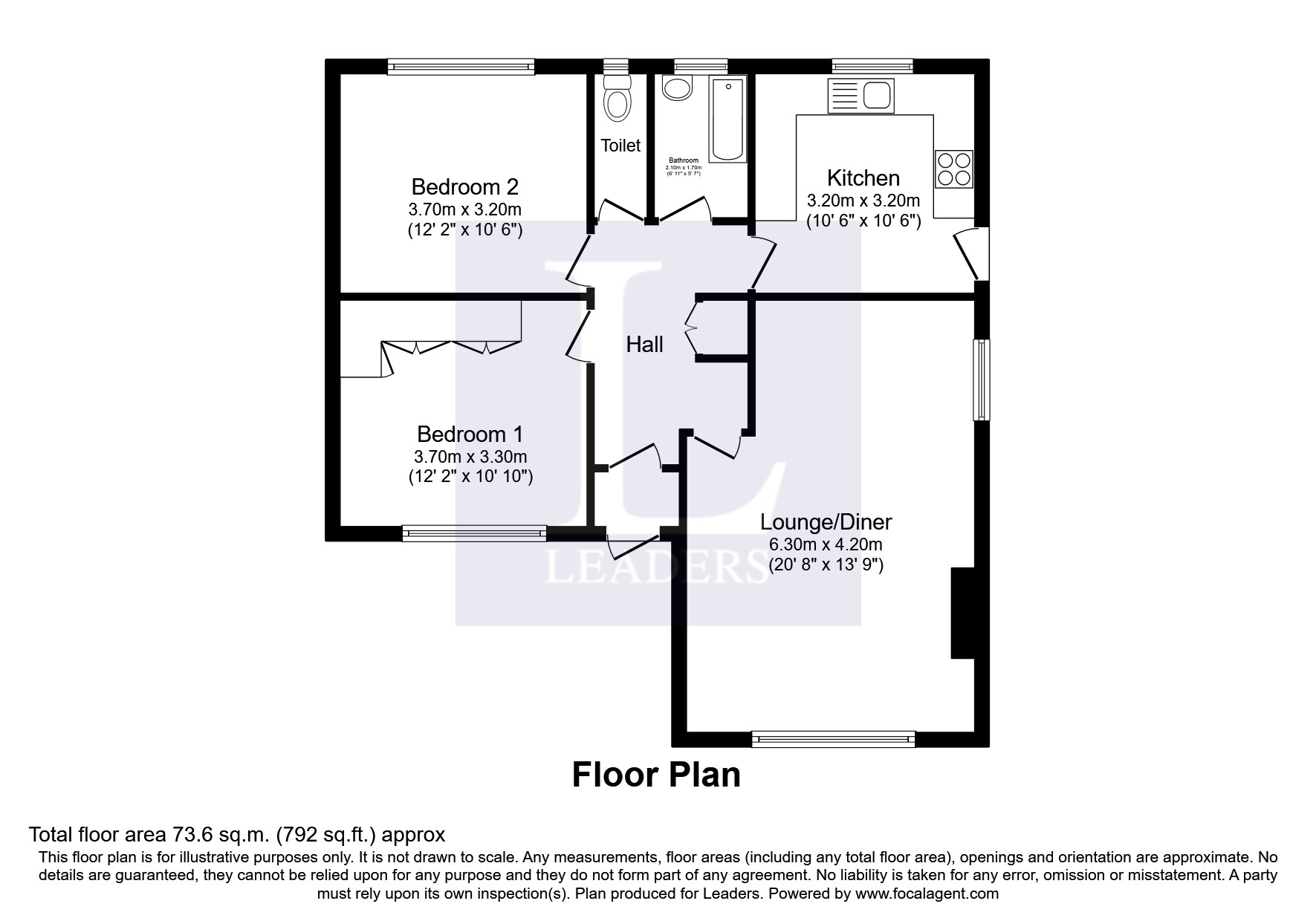 Downland Close, Woodingdean, Brighton BN2, 2 bedroom bungalow for sale