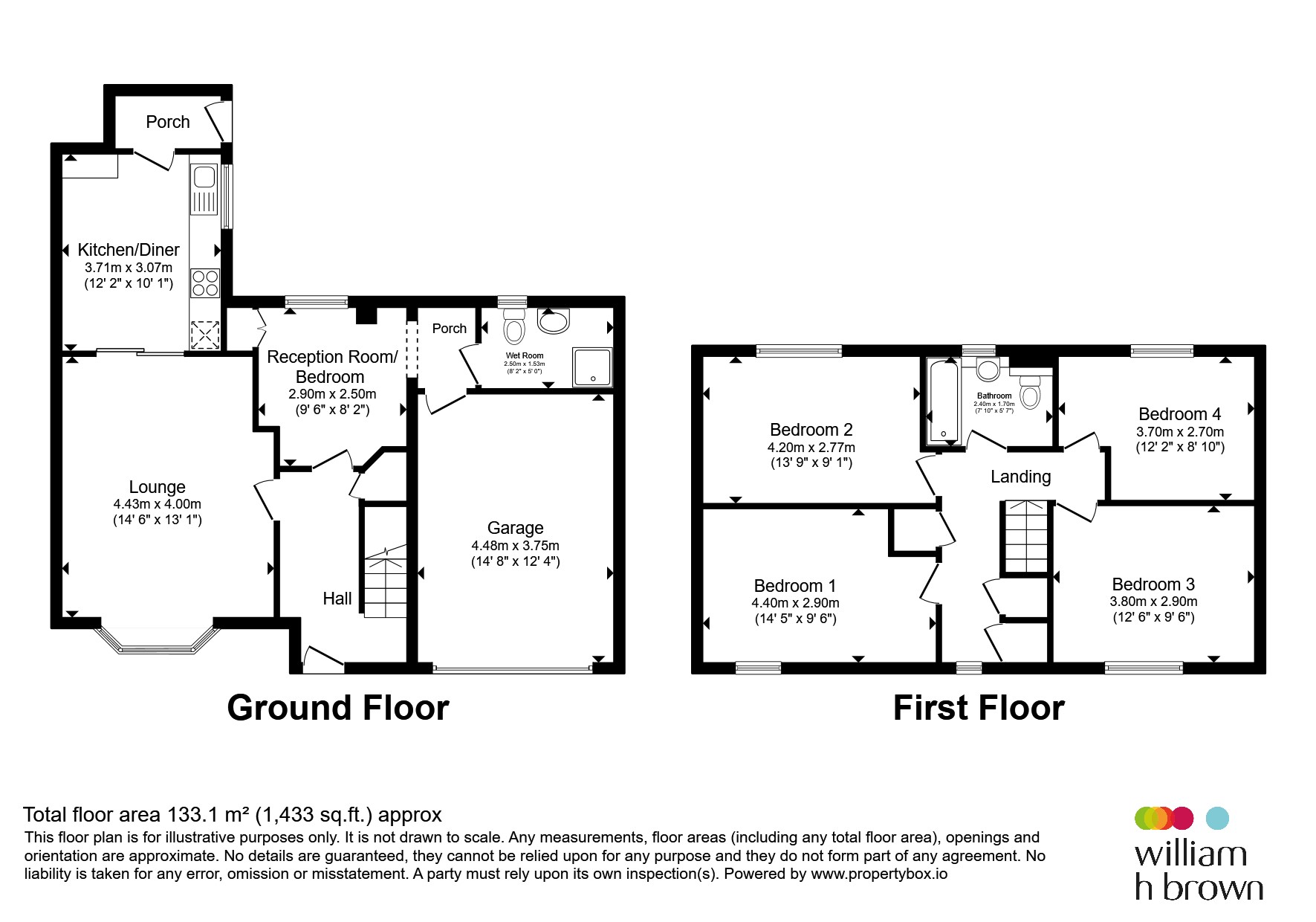 74, Ruskin Avenue, Wellingborough floorplan