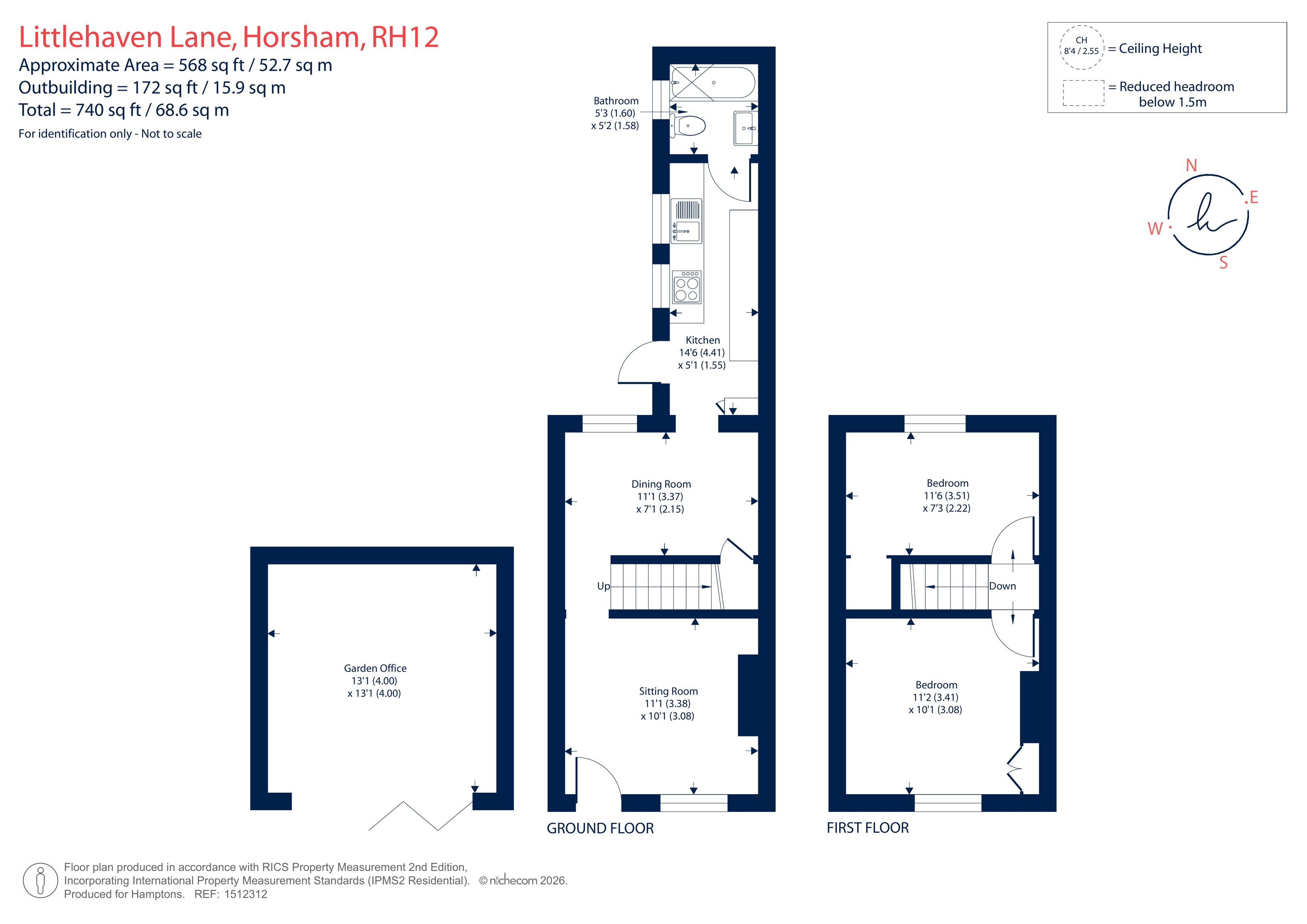 76, Littlehaven Lane, Horsham floorplan