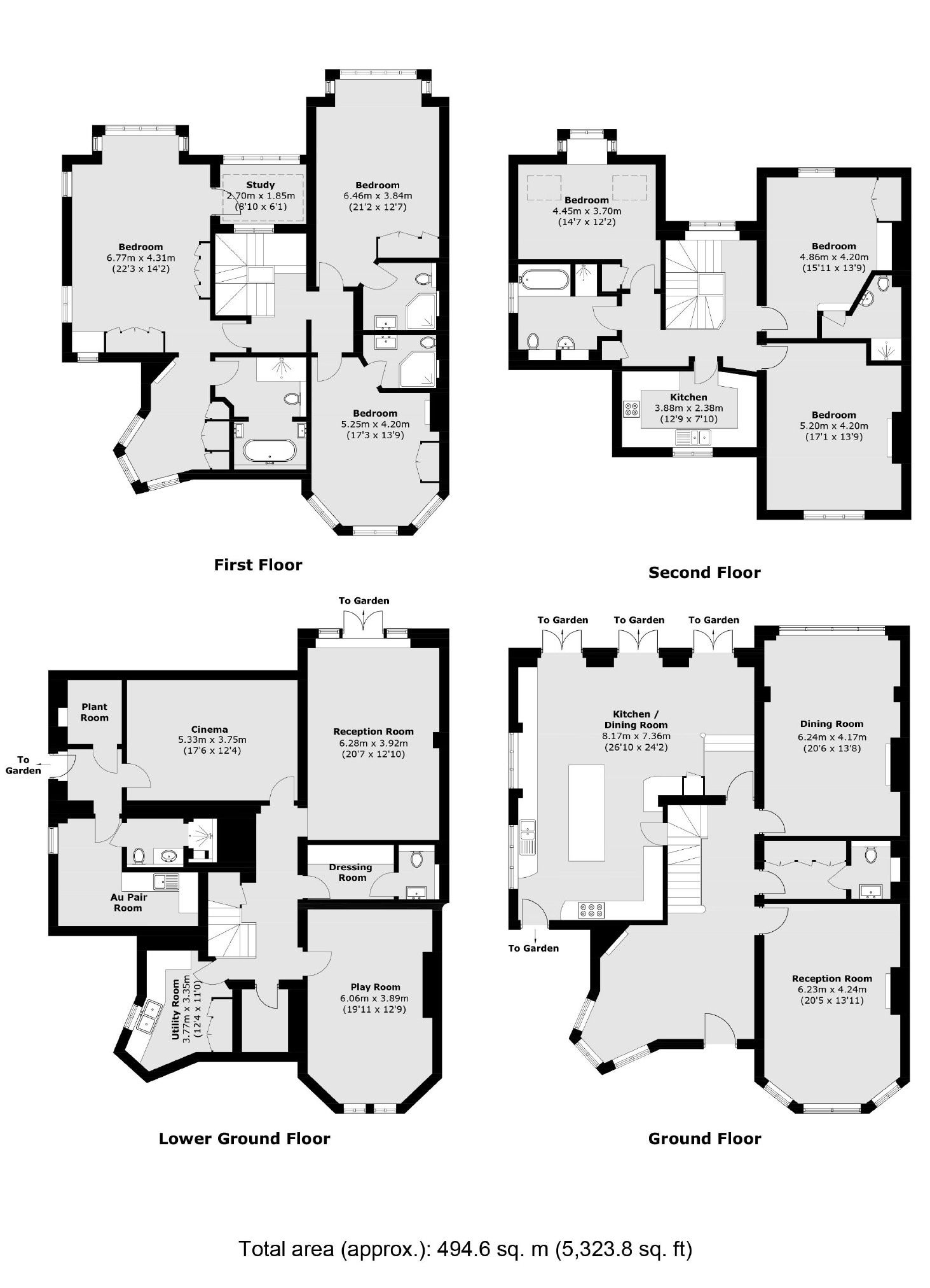 33, Lancaster Road, London floorplan