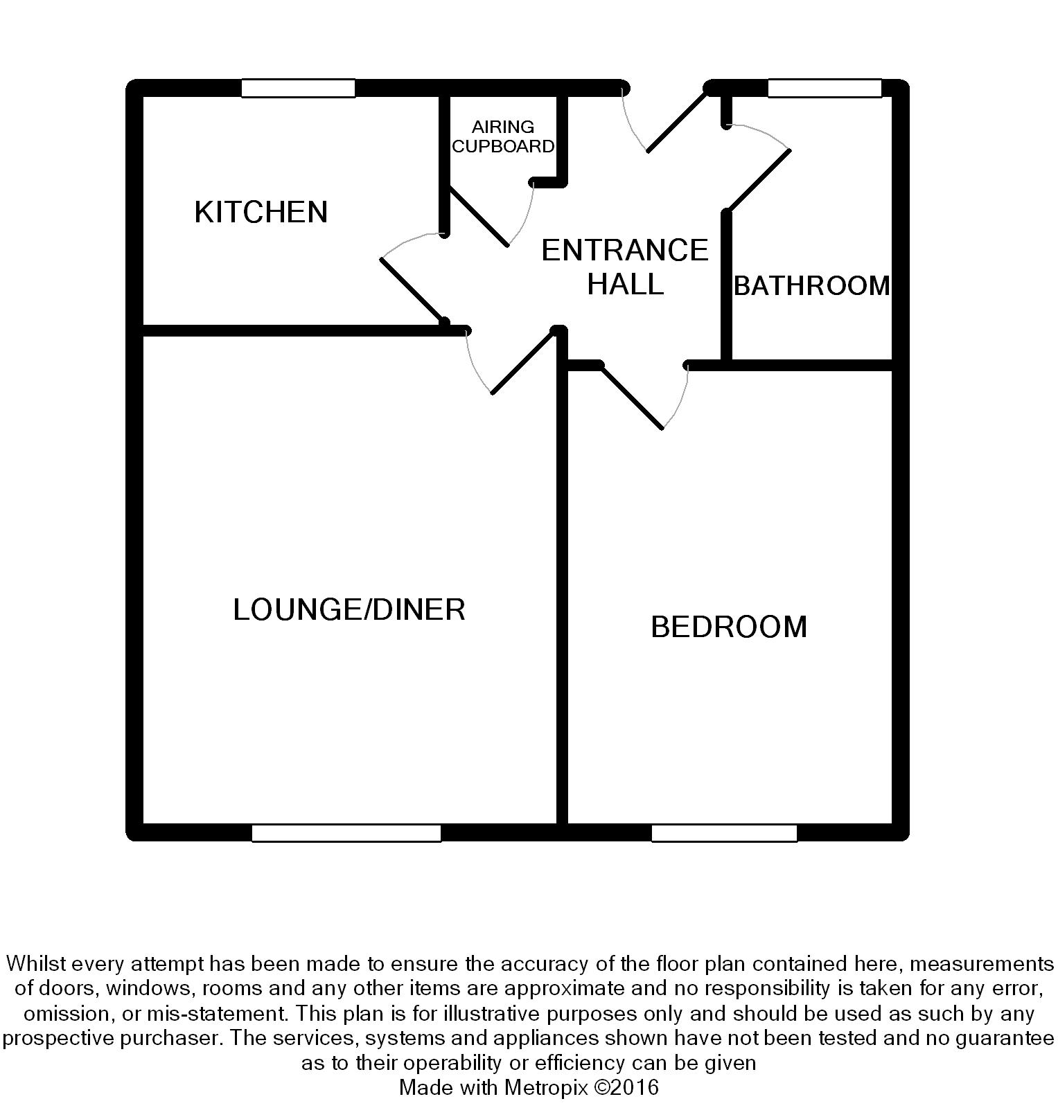 Flat 3 Victoria Court Second Ave,, Harwich, Essex floorplan