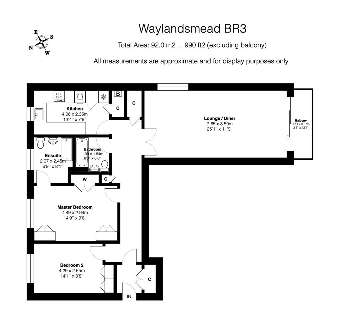23, Waylands Mead, Beckenham floorplan