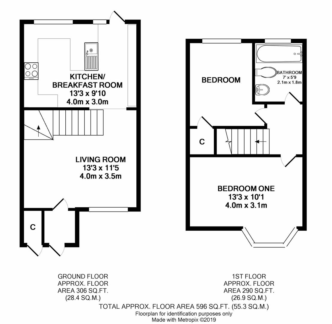 2 Bedrooms End terrace house for sale in Kimbolton Close, Freshbrook SN5