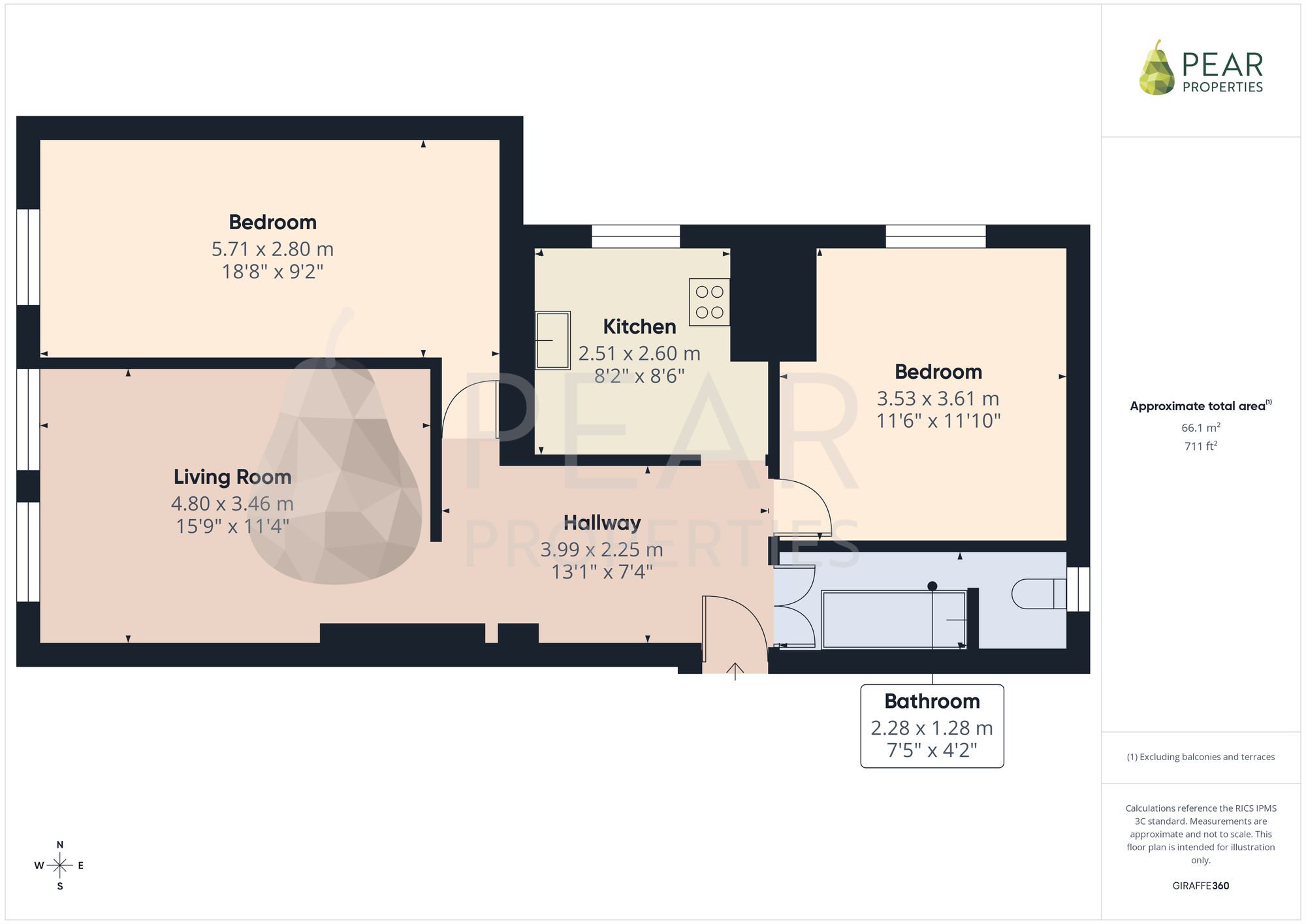 12a Loxley Gardens Bulkington Avenue, Worthing floorplan