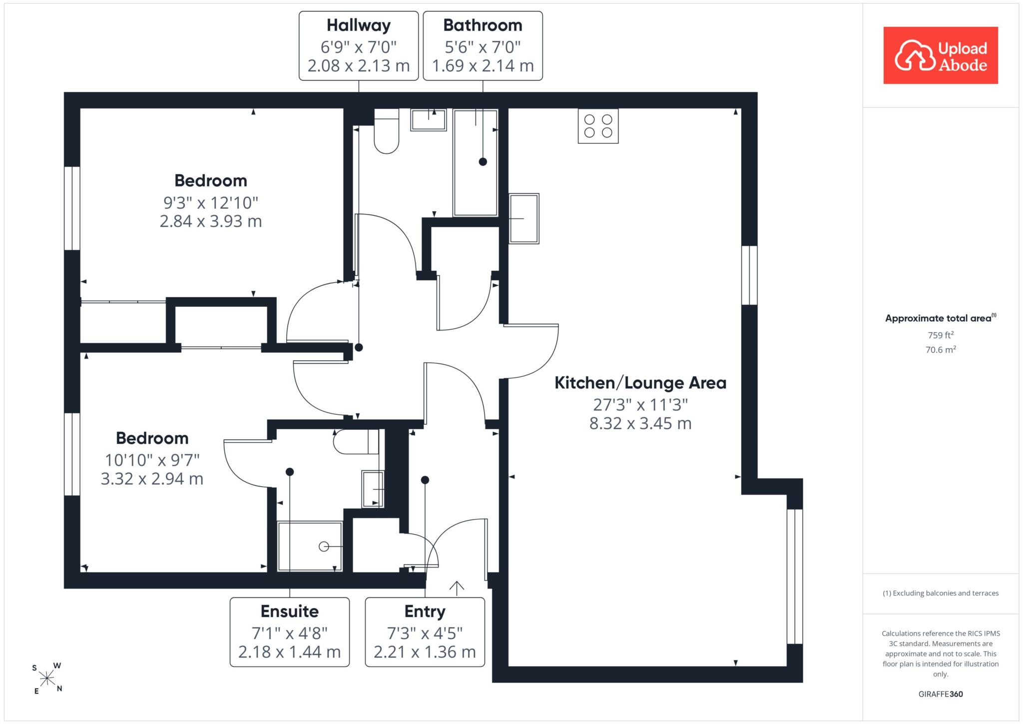 Montrose Court, Motherwell floorplan