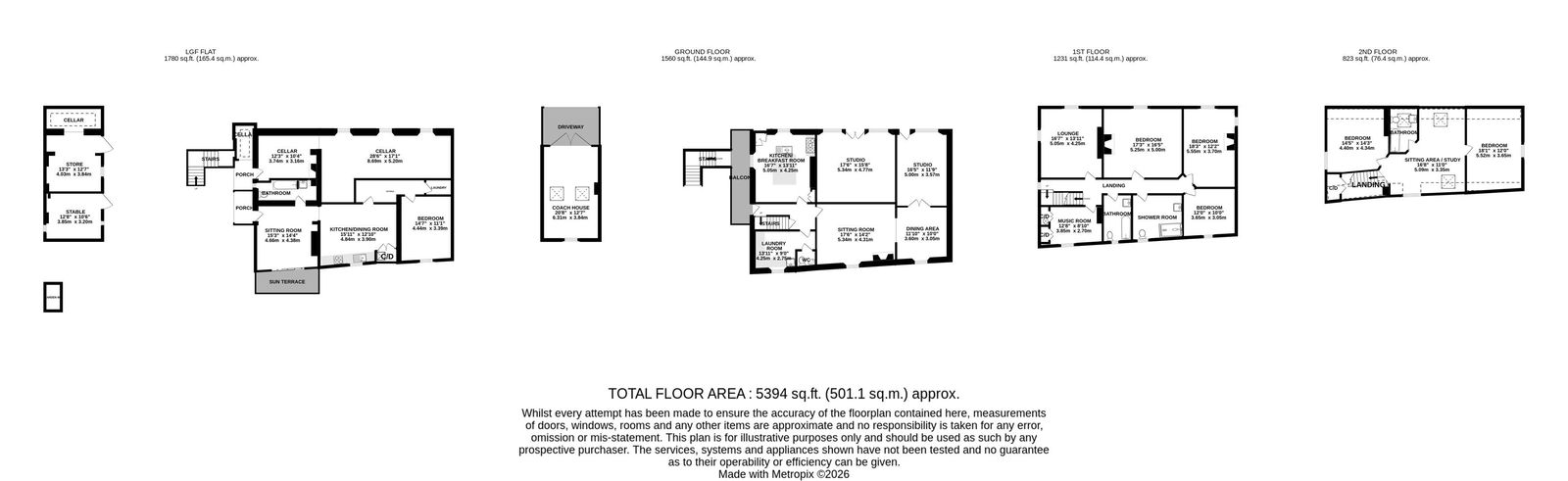 207, Wells Road, Malvern floorplan