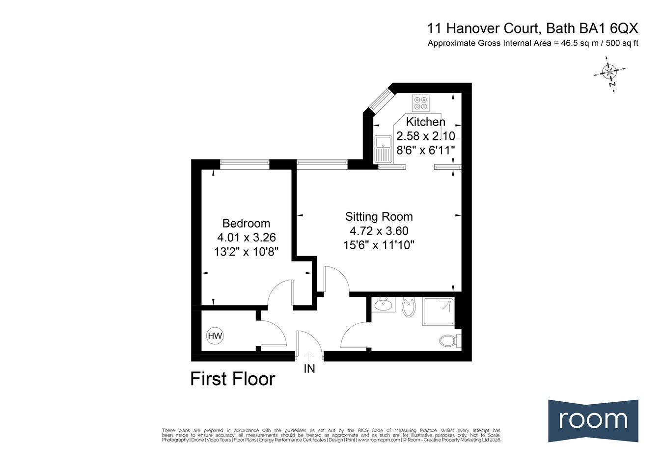 Hanover Court, Salisbury Road, Bath floorplan