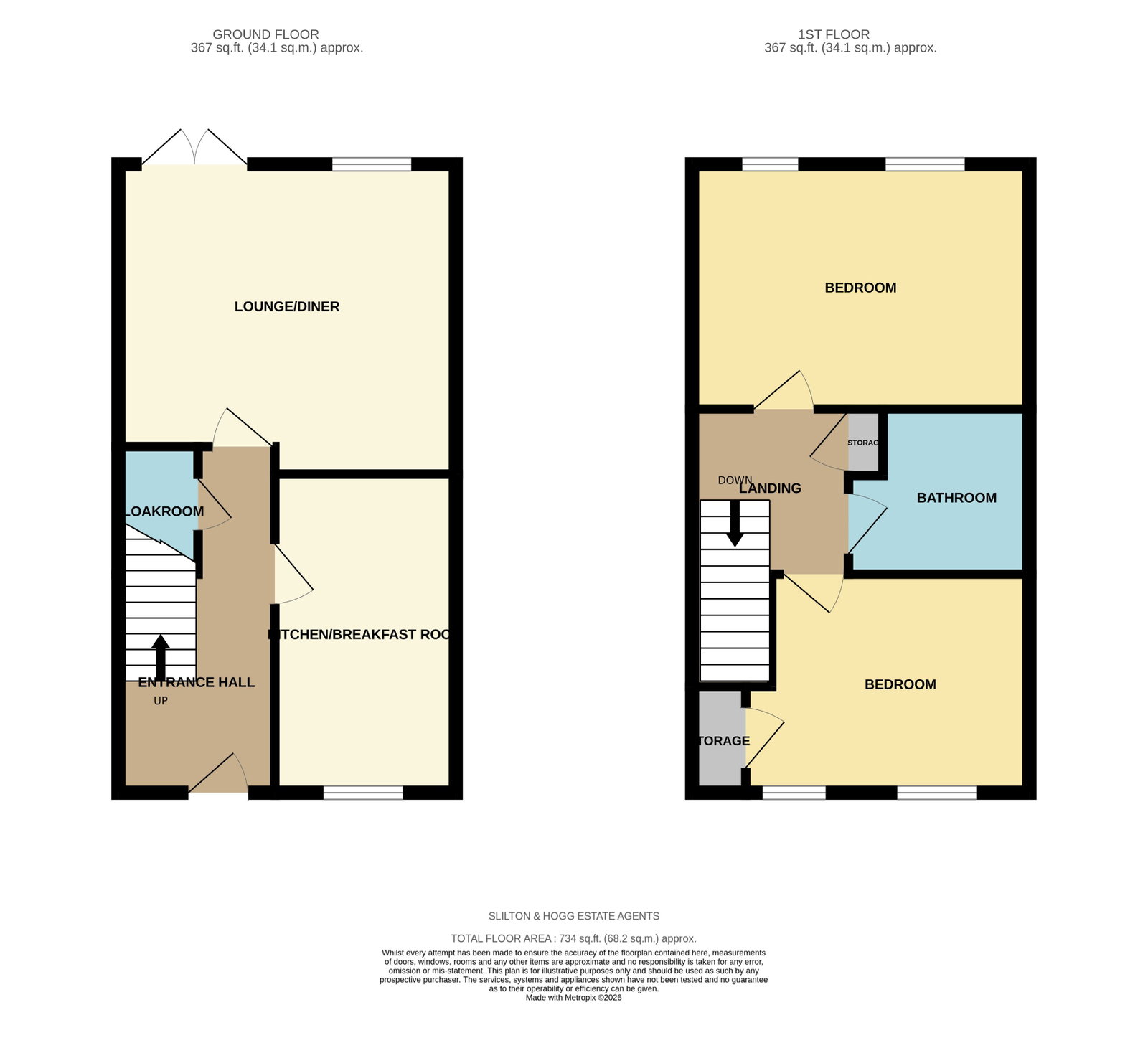 18, Clough Close, Rugby floorplan