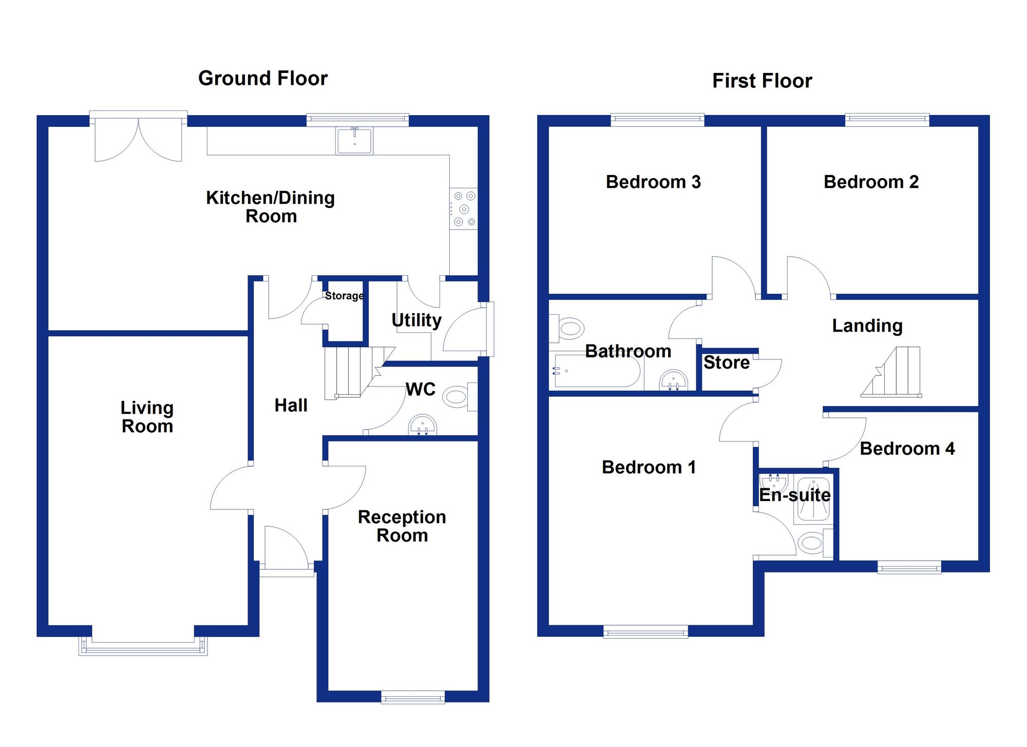 121 Hollin Way, Rossendale floorplan