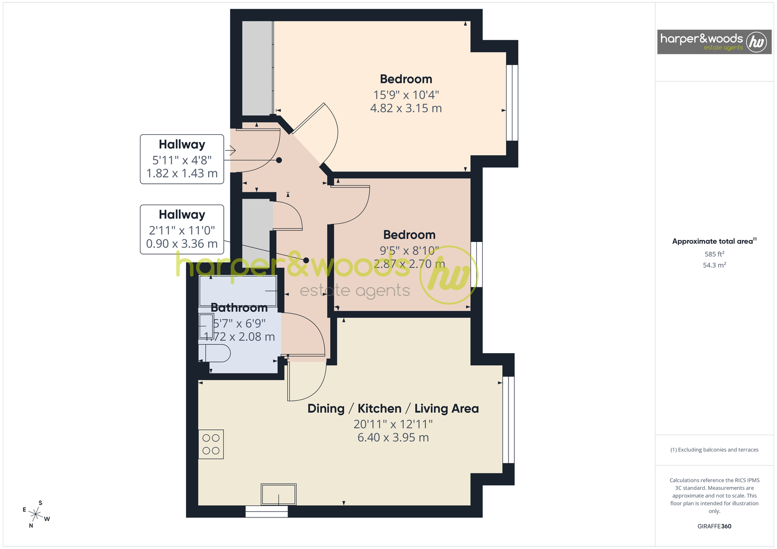 32, Hillcrest Court, Wallasey floorplan