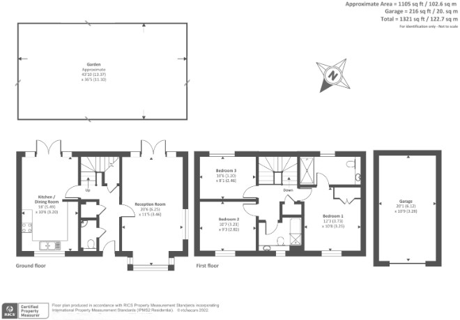 1, Kings Place, Woking floorplan