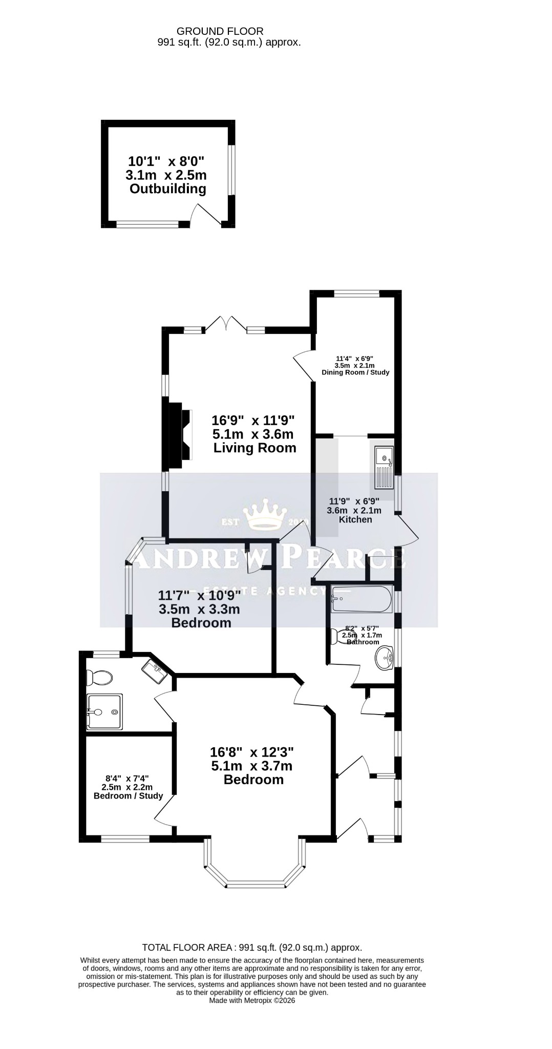 28 Farm Avenue, Harrow, Middlesex floorplan