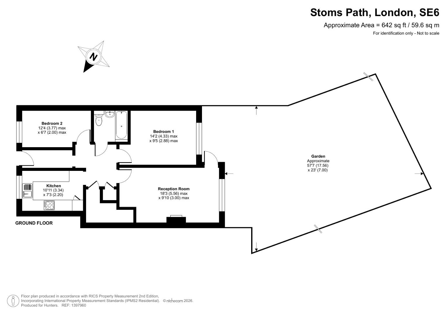Stoms Path, London, SE6 3QJ floorplan