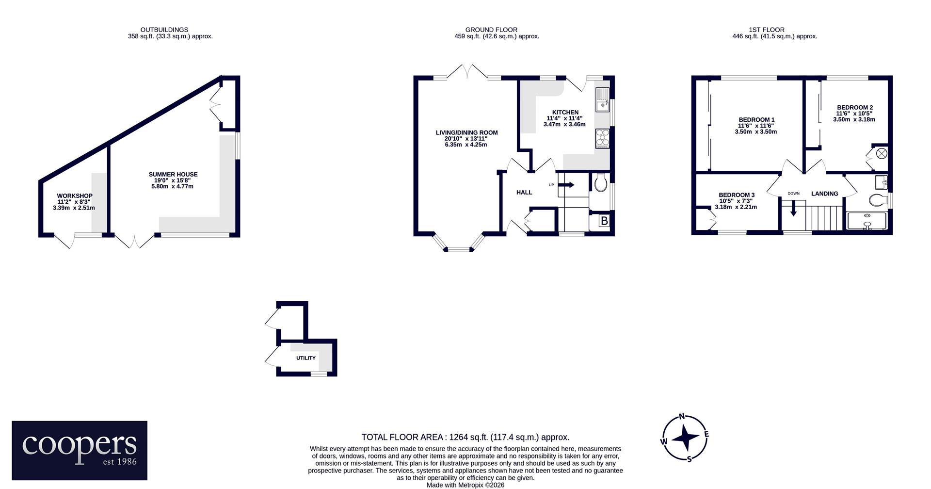 15, Beech Close, West Drayton floorplan
