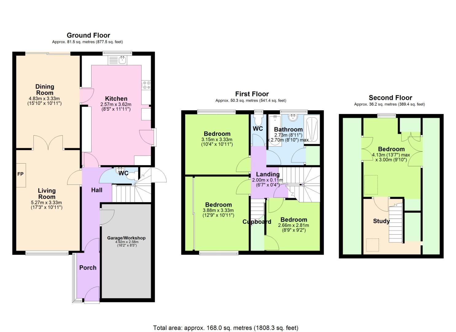 4, Sedgley Road, Nottingham floorplan
