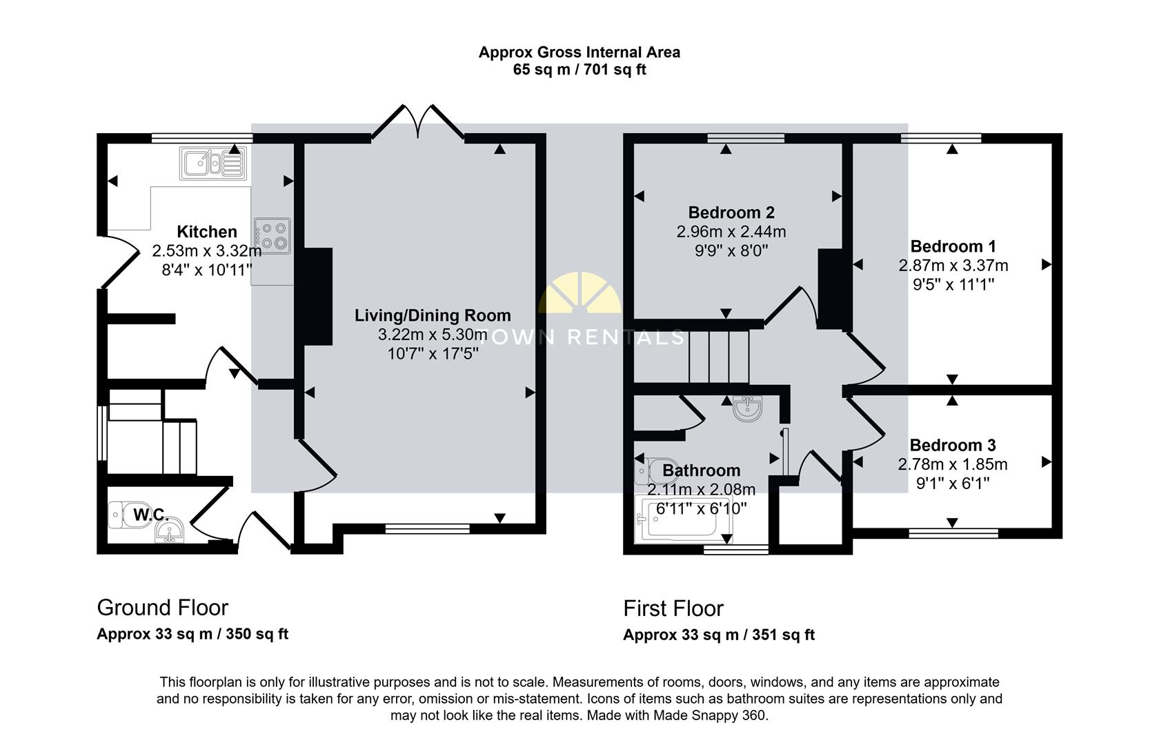 16, Sackville Road, Eastbourne floorplan