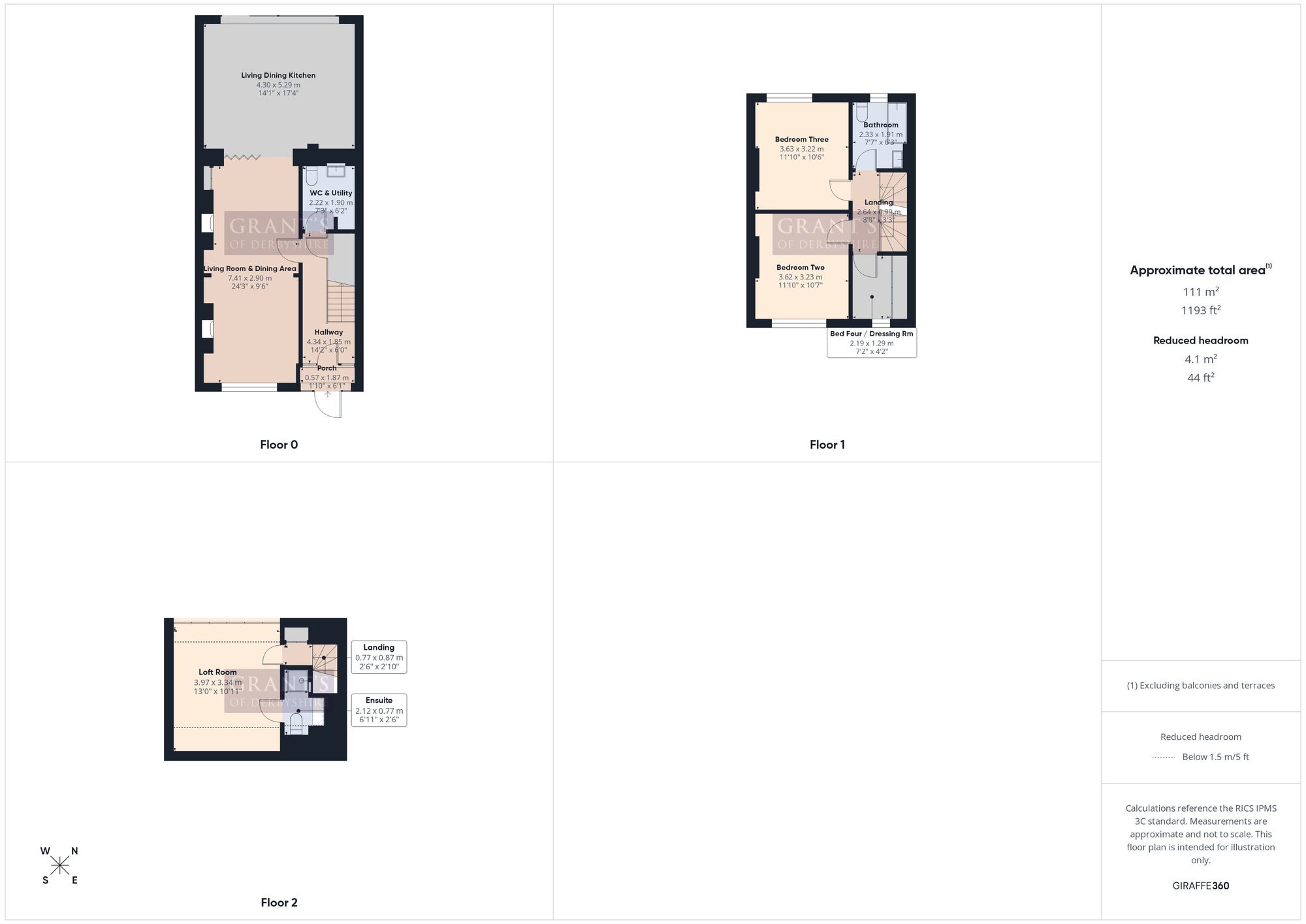 46 Eversleigh Rise, Matlock floorplan