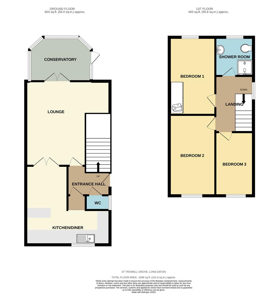 Trowell Grove, Long Eaton, Nottingham NG10, 3 bedroom semidetached house for sale 61047047