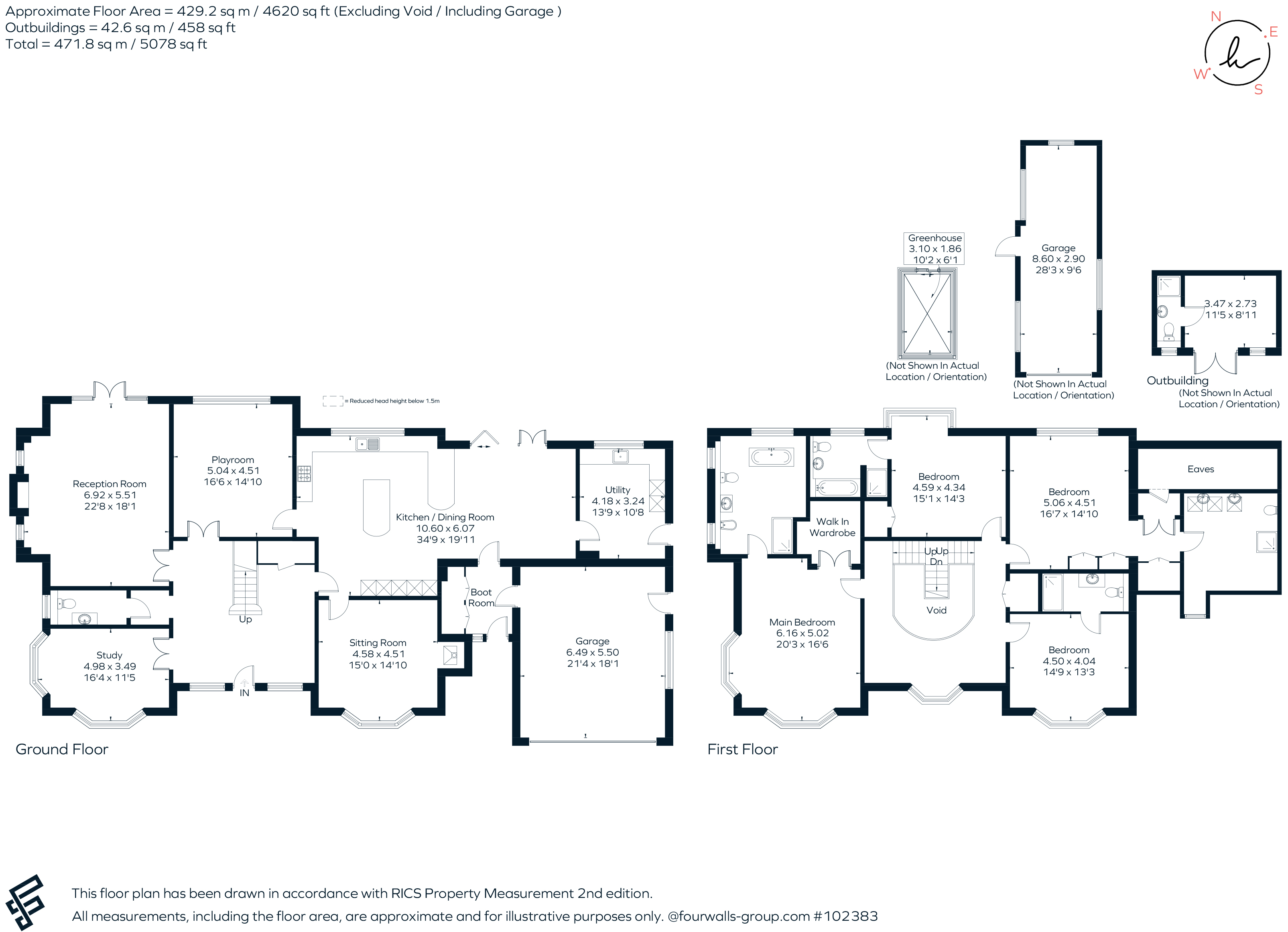 Brambles, West Green Road, Hook floorplan