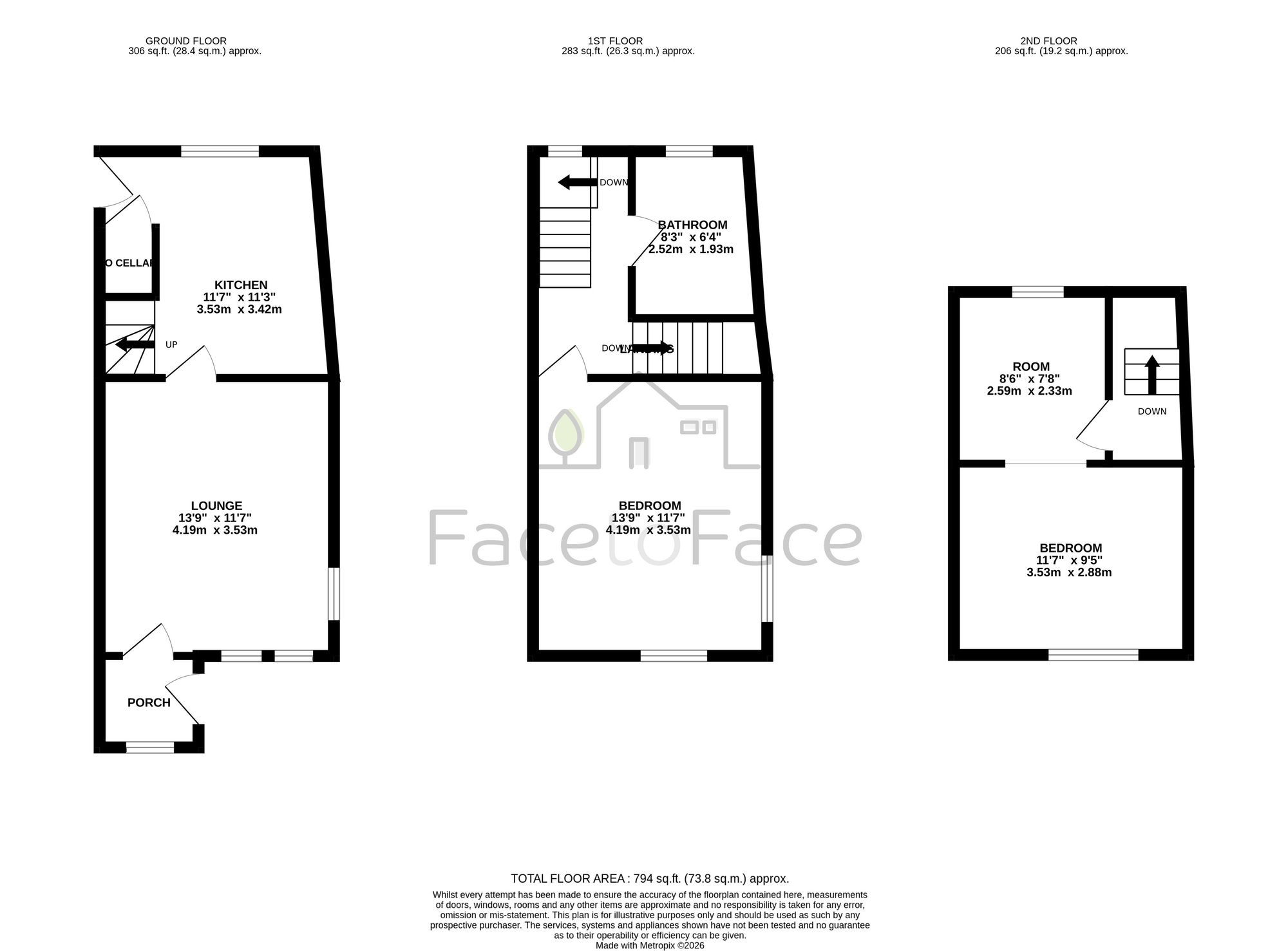2 Salford, Todmorden floorplan