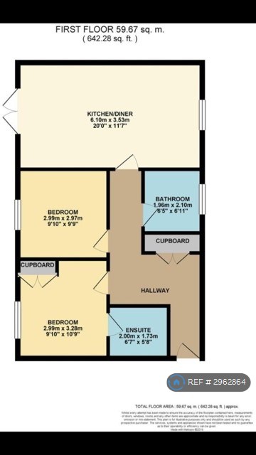 Flat  Lyon House, Anton Close Technology Drive, Rugby floorplan