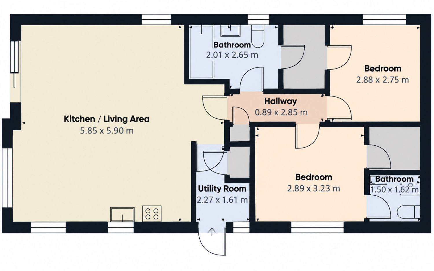 3, Swallow Lakes, Little London floorplan