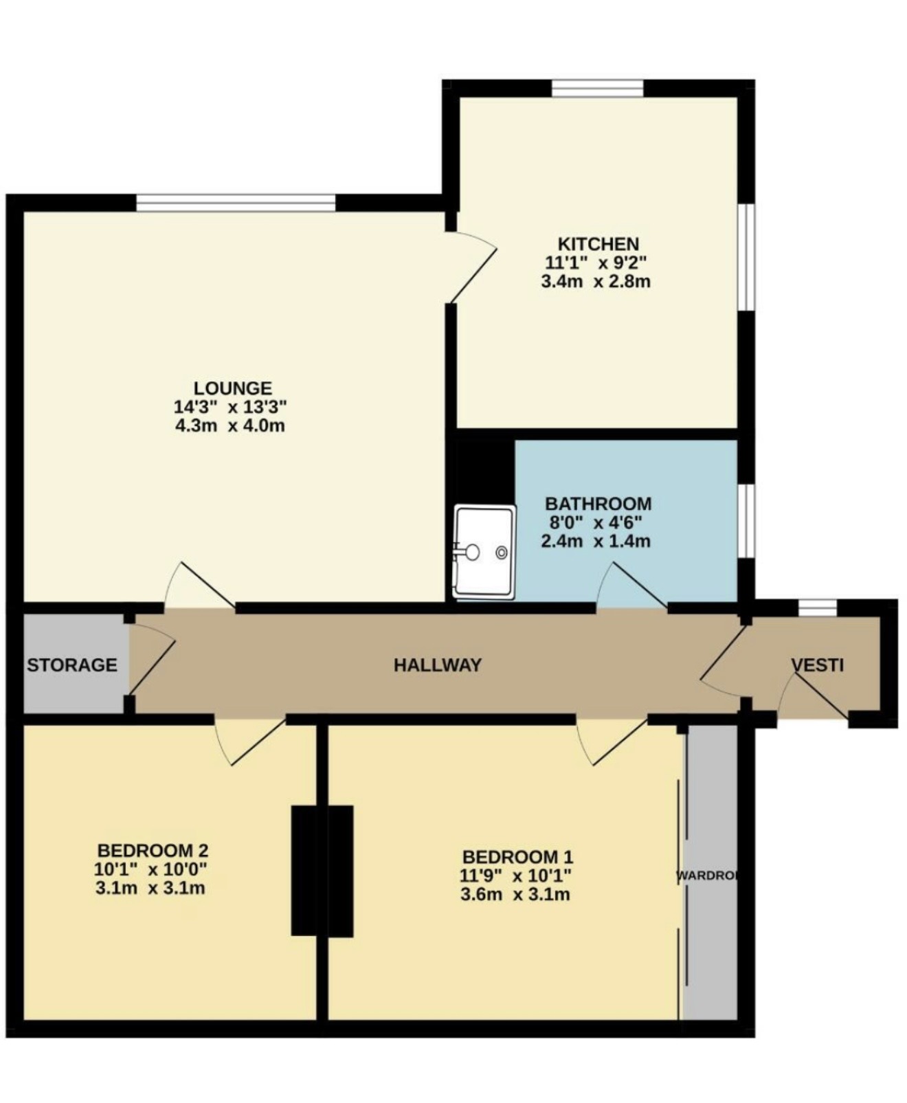 68, Alloa Road, Carron floorplan