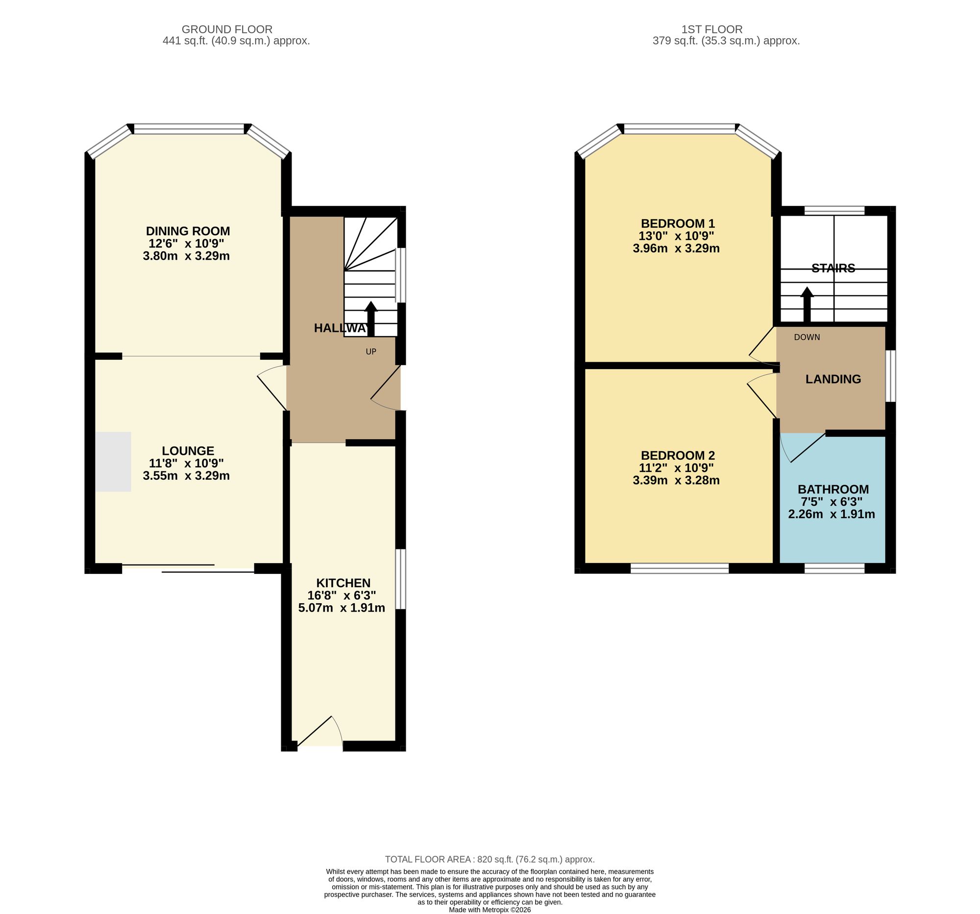 22 Leyland Street, Bury floorplan