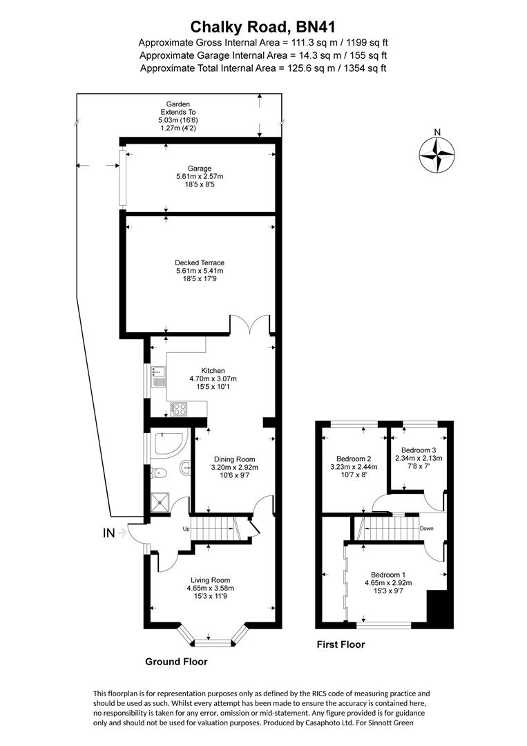 57, Chalky Road, Brighton floorplan