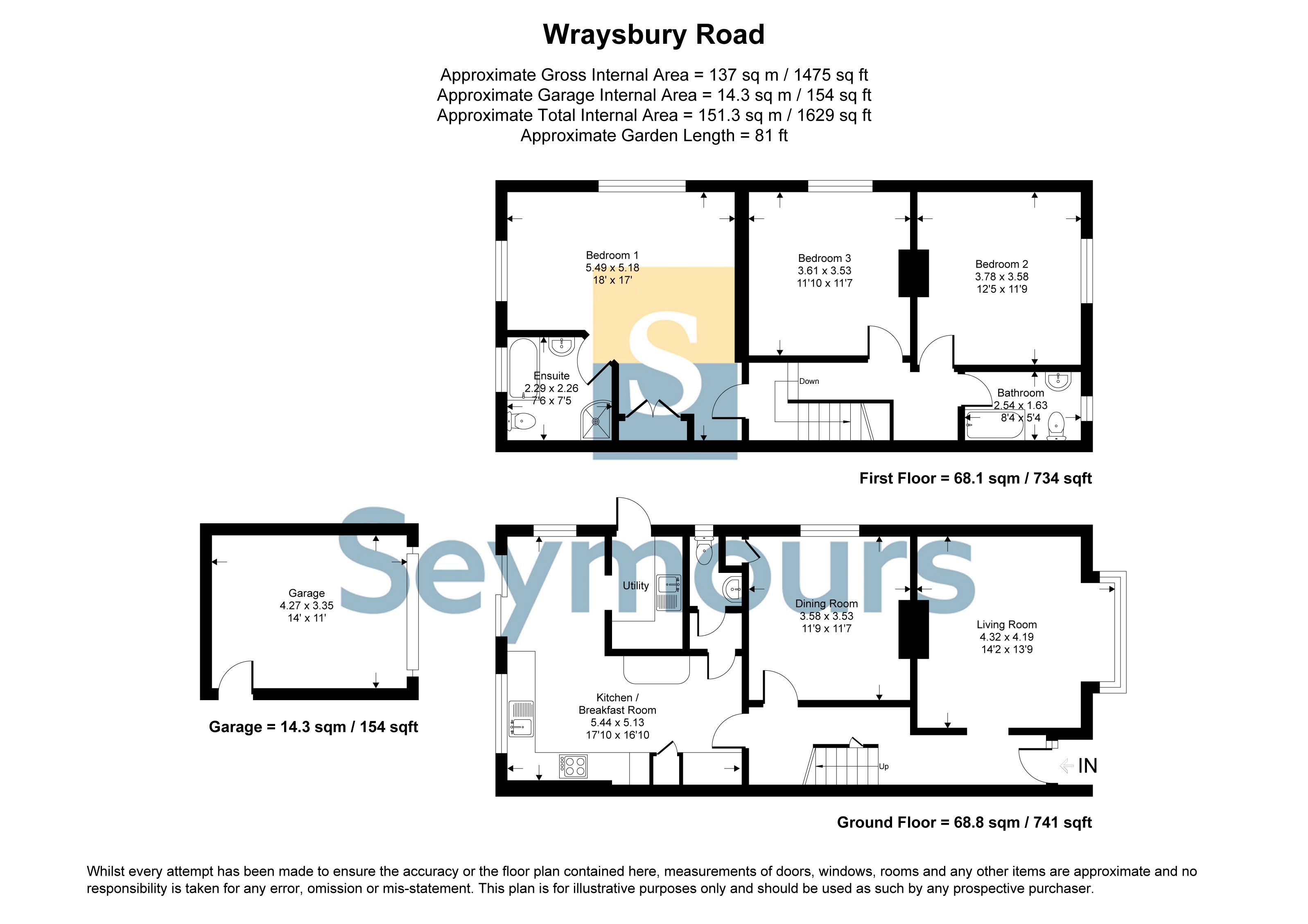 Wraysbury Road, Staines, Surrey, TW18 floorplan