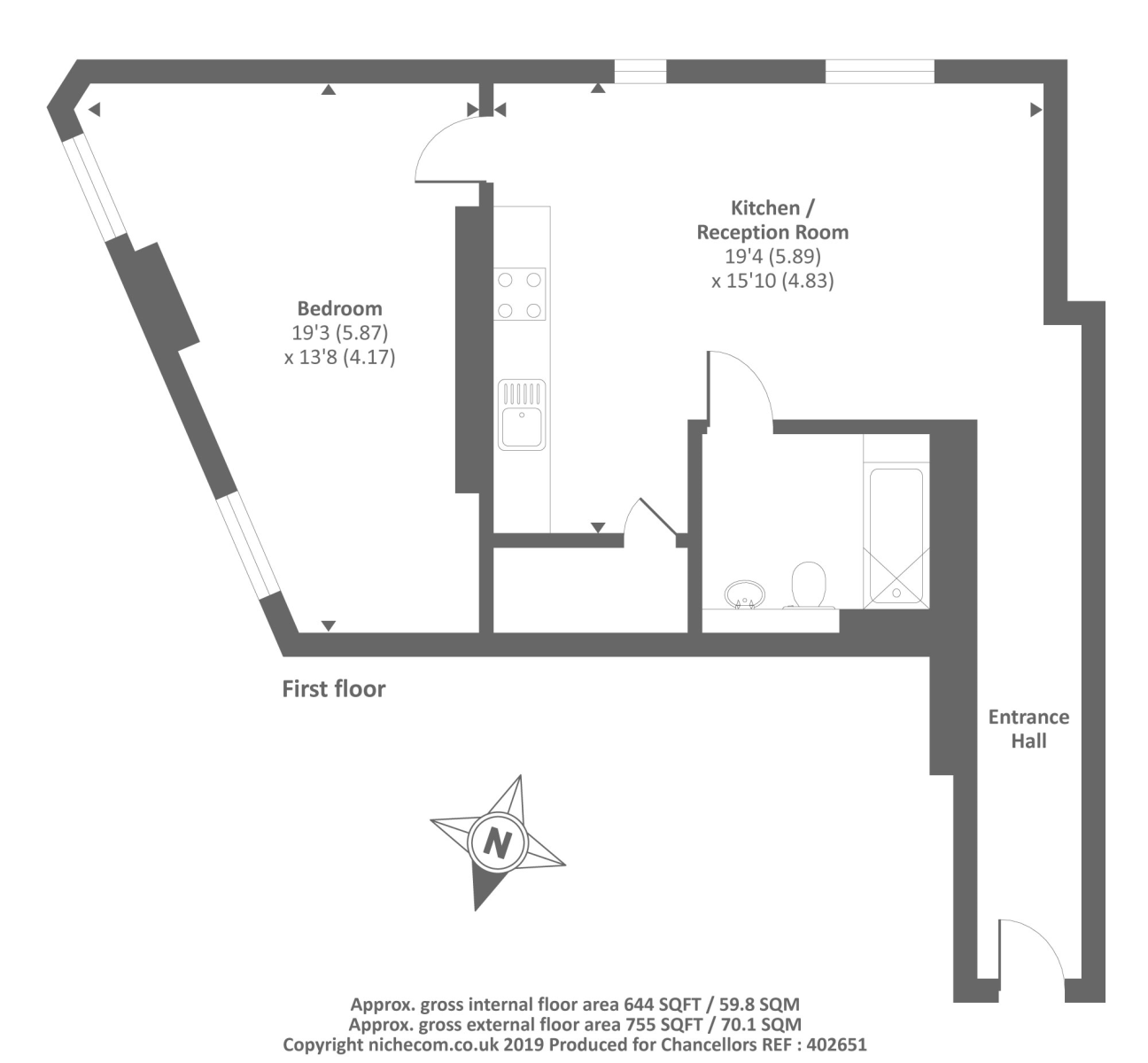 1 Bedrooms Flat to rent in Royal Winchester House, Bracknell RG12