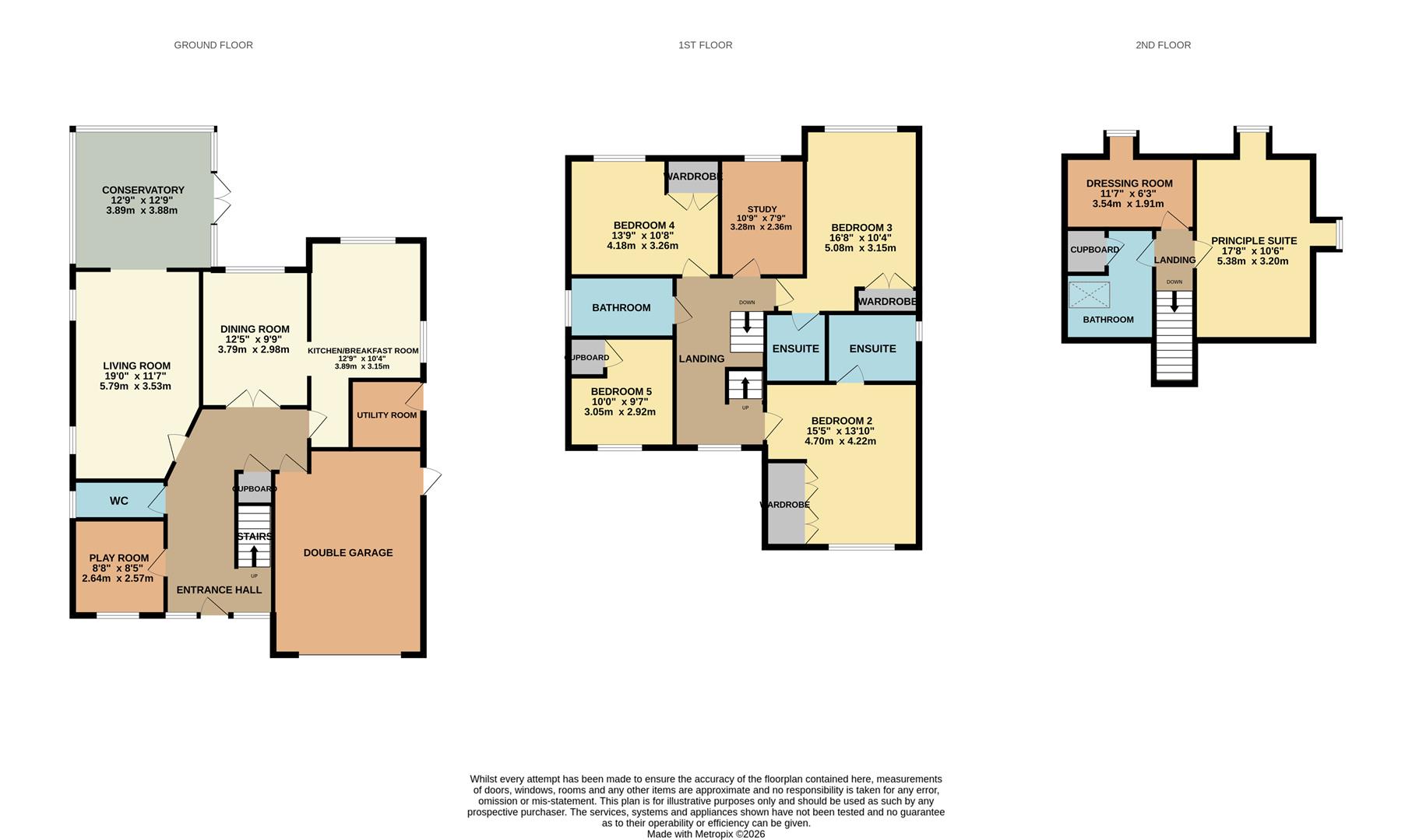 4, Thorntree Close, Heathfield floorplan